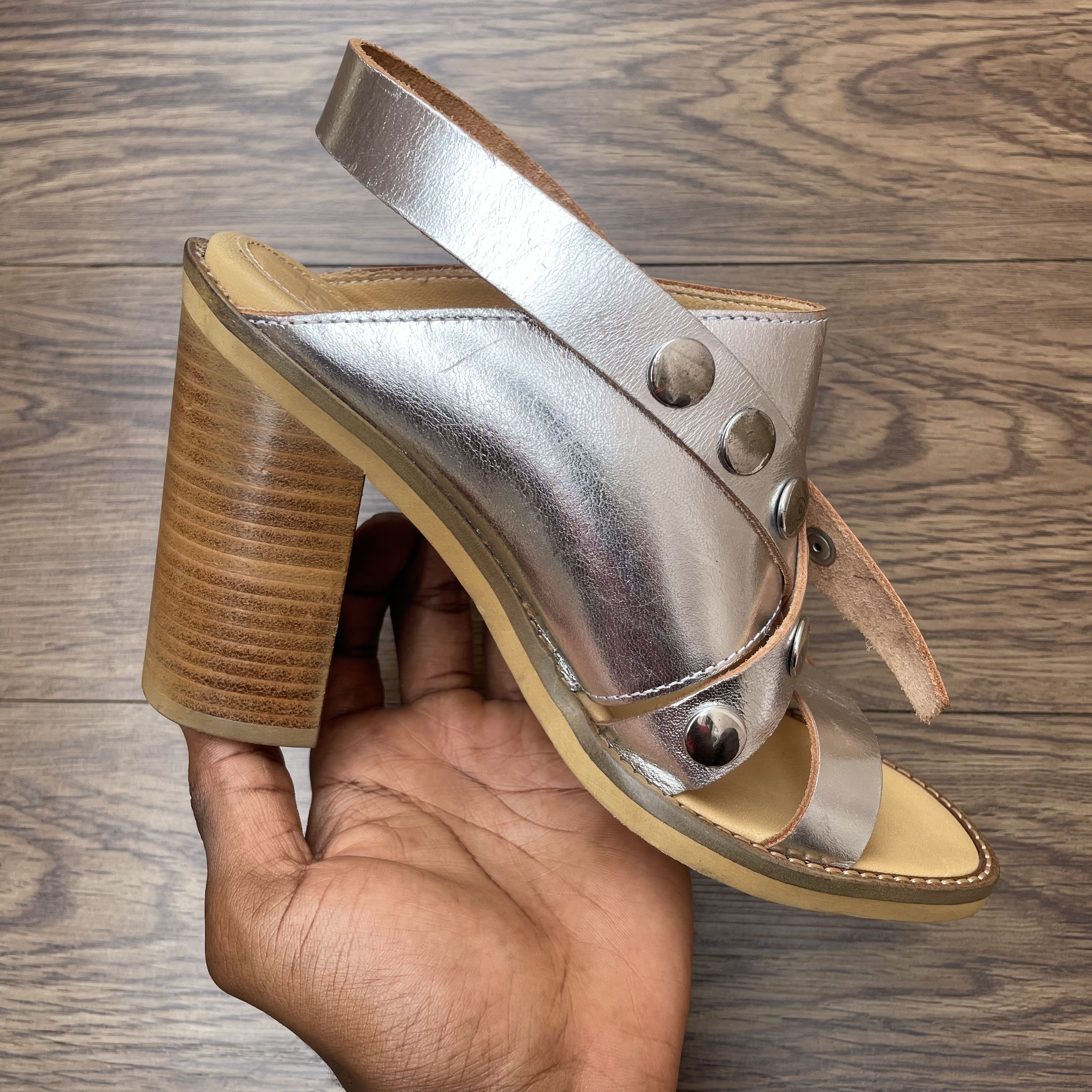 MM6 Maison Margiela MM6 Heeled Sandal Size US 7 / IT 37 - 8 Thumbnail