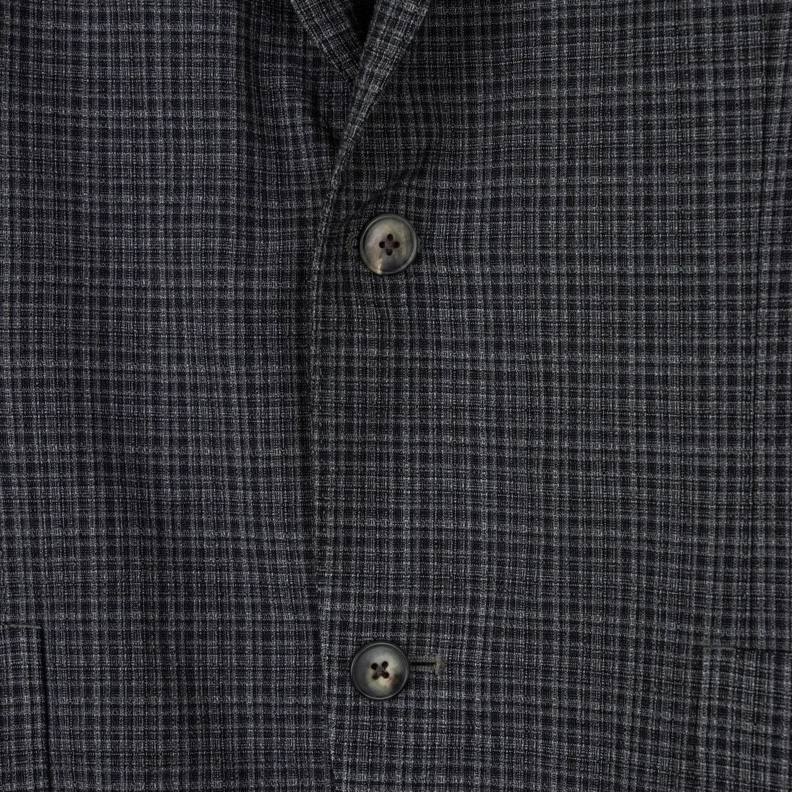 Boglioli Boglioli Milano Gray Check Wool Silk Blend Blazer K Jacket Size US M / EU 48-50 / 2 - 5 Thumbnail