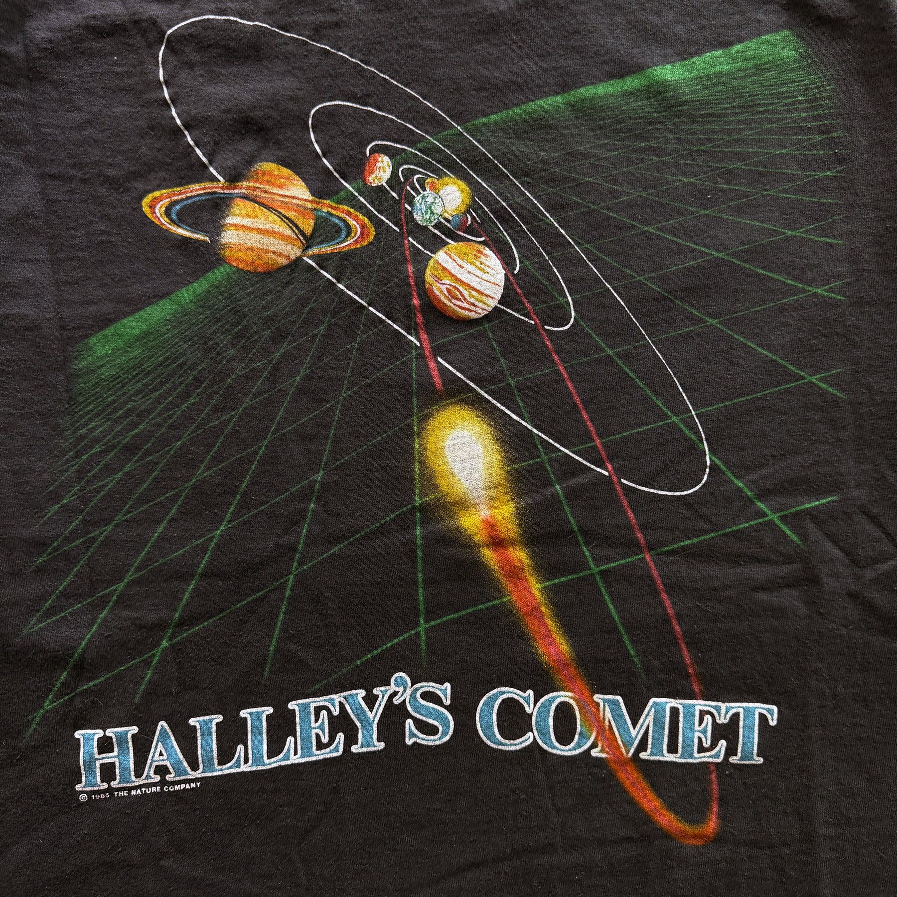 Vintage 1985 Vintage Halley's Comet NASA SETI Tee Size US XL / EU 56 / 4 - 5 Thumbnail