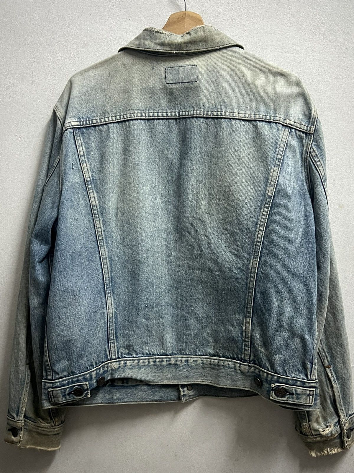 Levi's LEVIS VINTAGE 90s truckers jacket denim Size US L / EU 52-54 / 3 - 3 Thumbnail