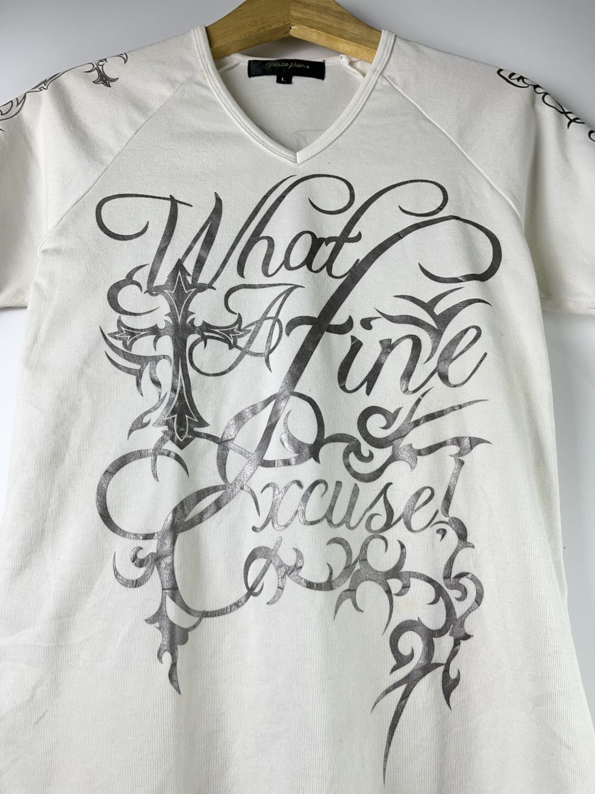 If Six Was Nine × Japanese Brand × Le Grande Bleu (L.G.B.) Japanese Cross My Heats ( place plan ) triball style Size US M / EU 48-50 / 2 - 3 Thumbnail