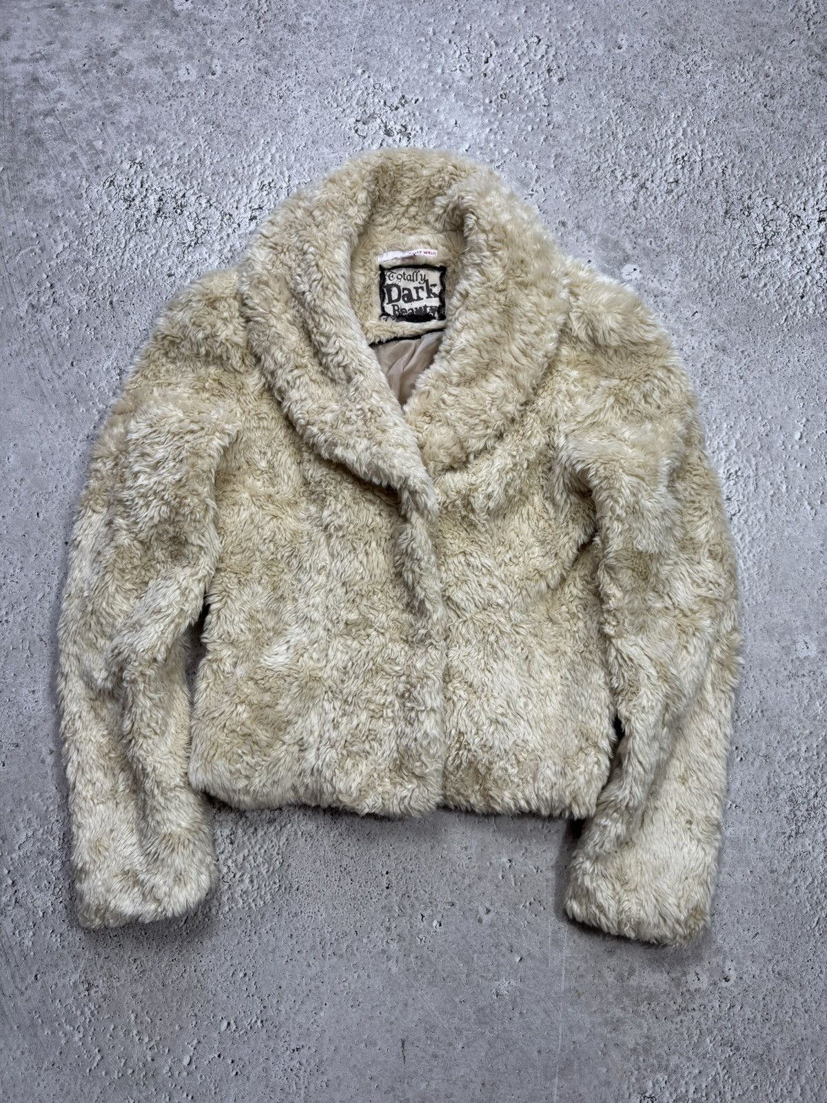 Other Vintage Faux Fur Teddy Jacket Women’s L Cream Y2K Soft Size L / US 10 / IT 46 - 1 Thumbnail