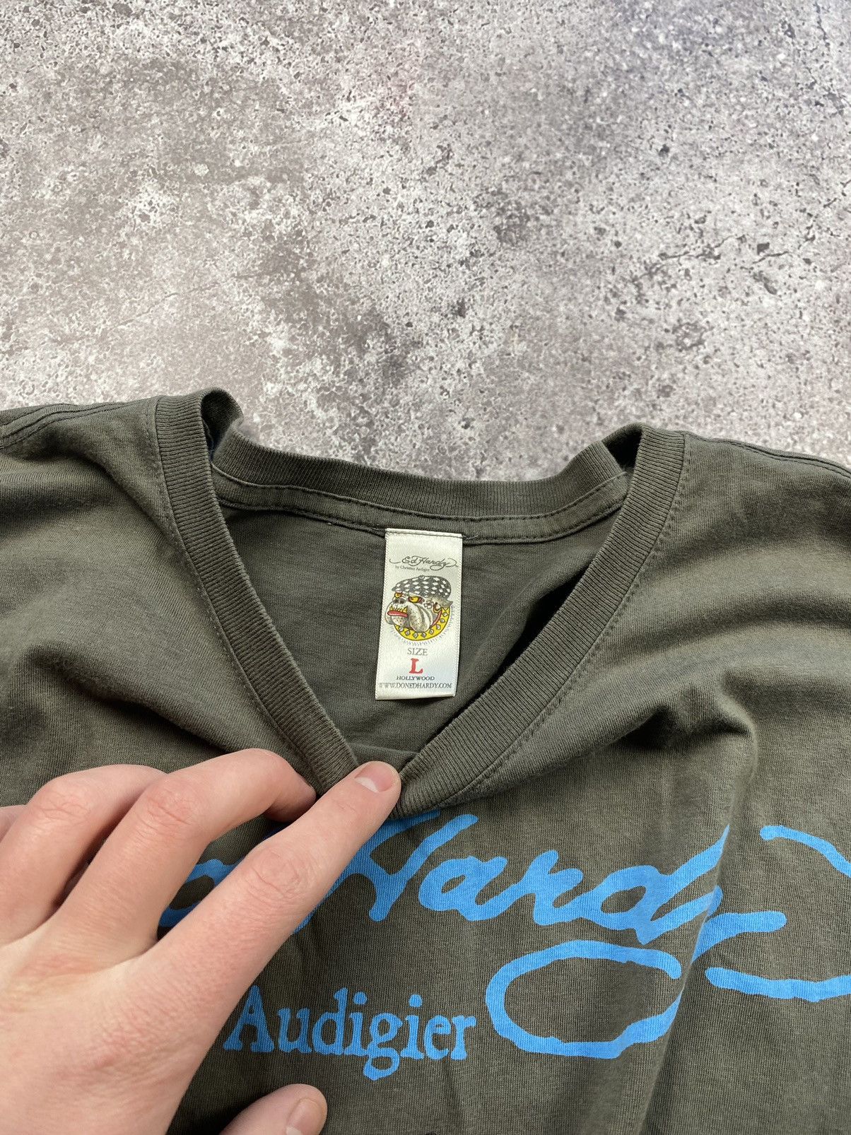 Ed Hardy × Japanese Brand × Vintage Vintage Y2K Ed Hardy T Shirt Long Sleeve Fish Japanesse Size US L / EU 52-54 / 3 - 3 Thumbnail