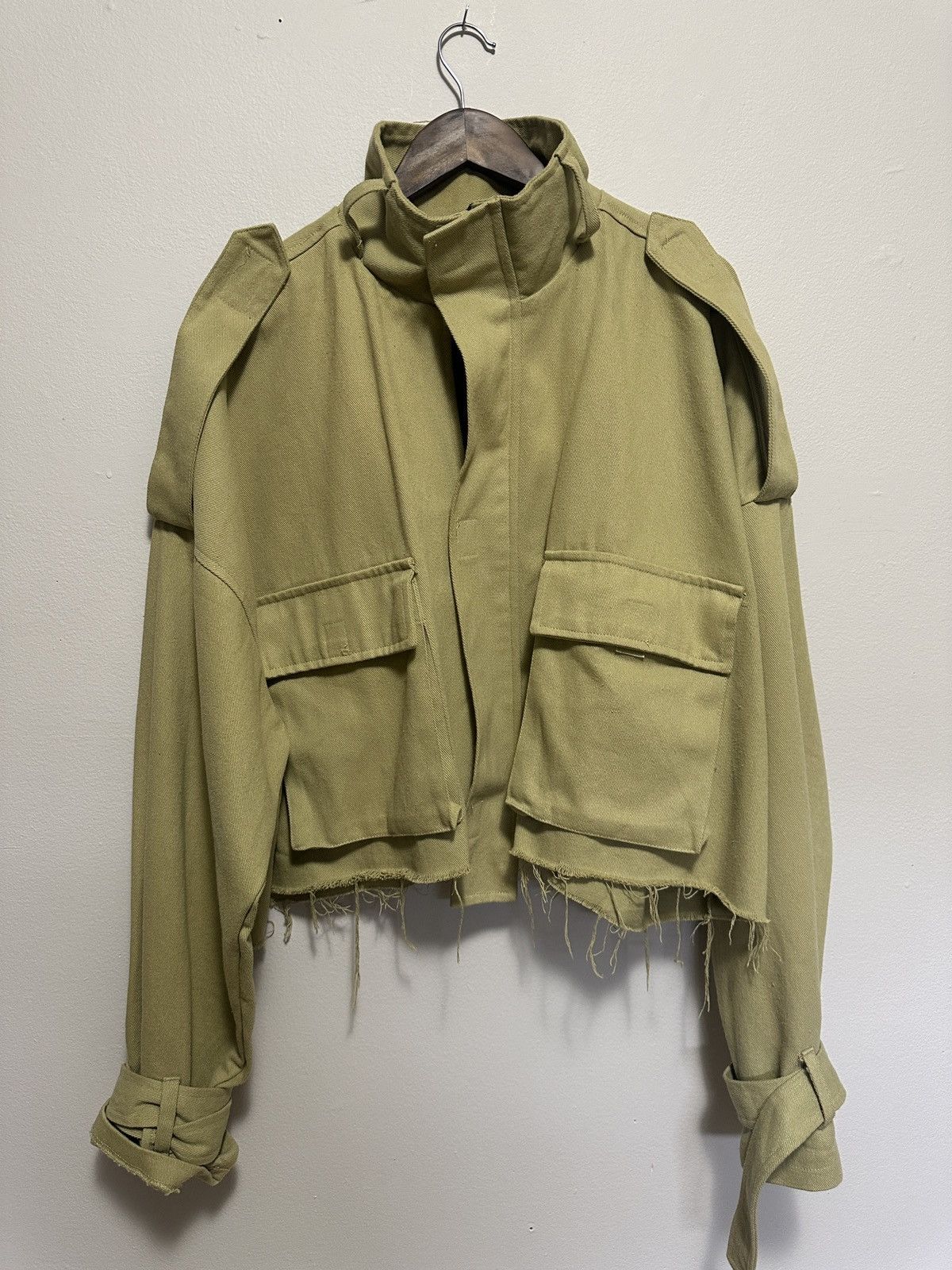 MNML Cropped M65 Jacket - khaki - Medium (oversized fit) Size US M / EU 48-50 / 2 - 1 Thumbnail