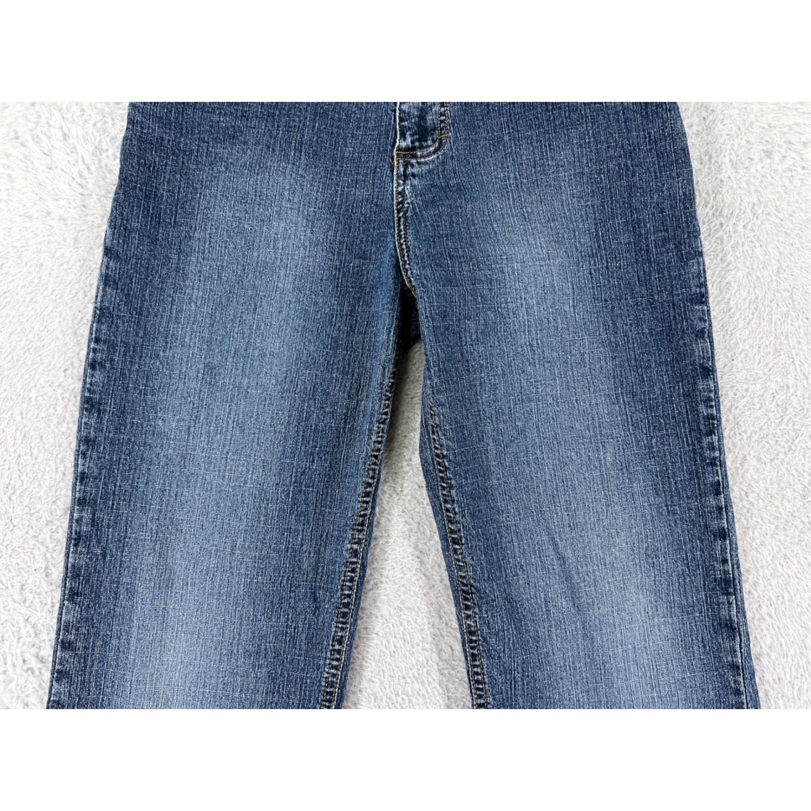 Vintage SO Brand Women's Jeans Pants 16 Blue Denim Bootcut Mid Rise Stretch Cotton Blend Womens Size 38" / US 16 / IT 52 - 5 Thumbnail