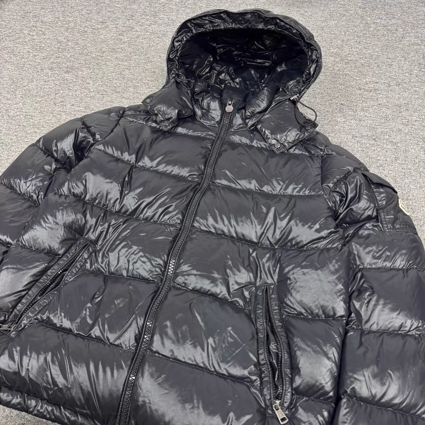 Moncler Moncler Maya Logo Sleeve Hood Down Jkt 5 99 New Size XXL / US 16-18 / IT 52-54 - 3 Thumbnail