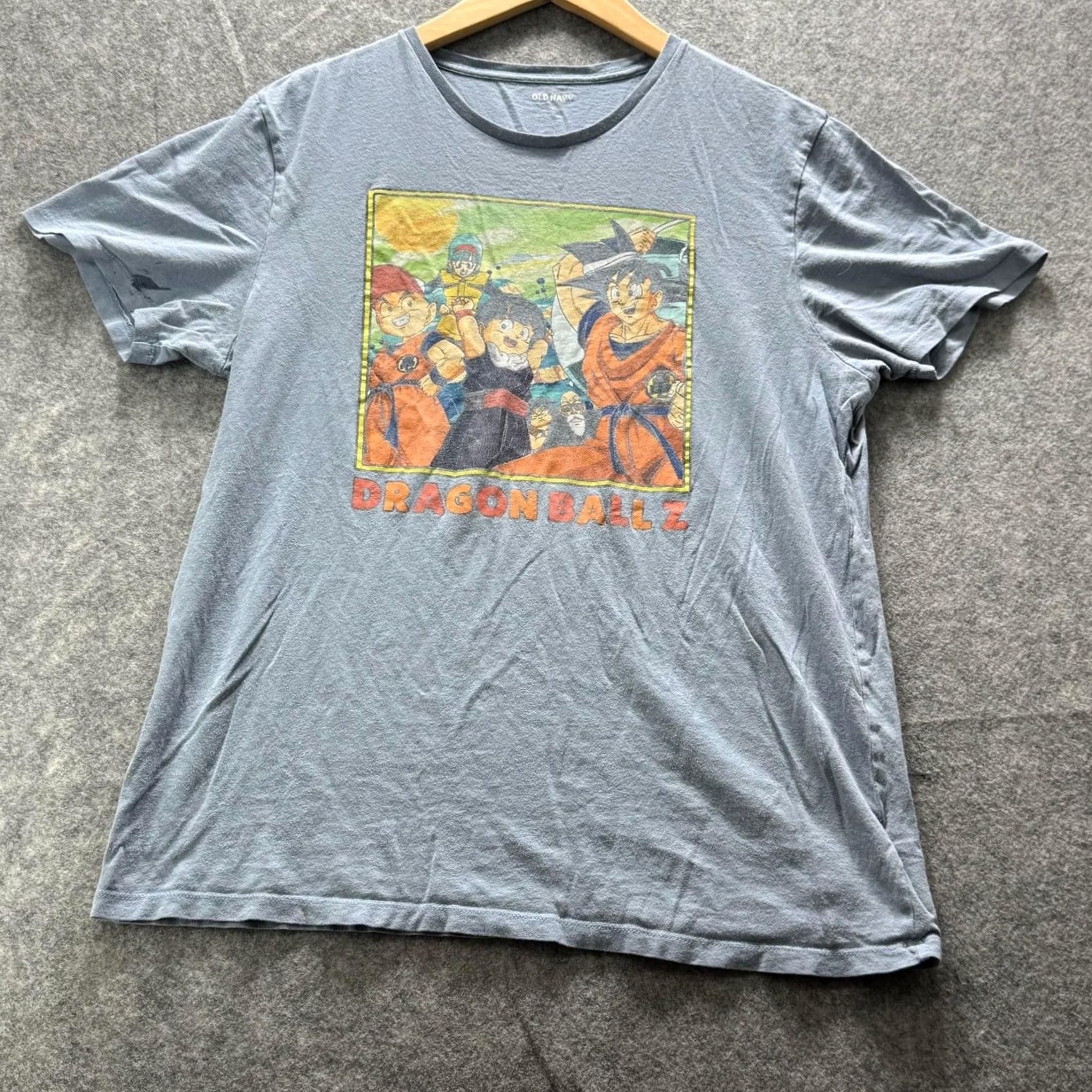 Old Navy VINTAGE Dragon Ball Z Graphic Tee Old Navy Shirt Mens L Gray Goku Tagless Cotton Size US L / EU 52-54 / 3 - 2 Thumbnail