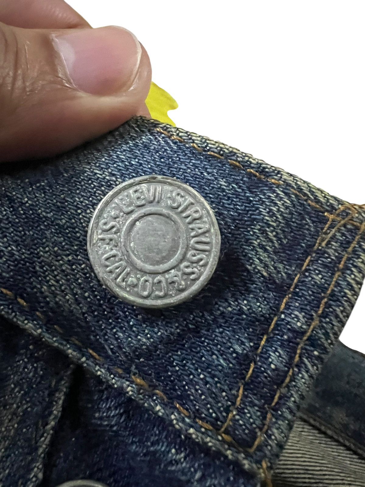 Levi's 60’s Levi’s 501 Redline #2 Selvedge Distressed Rusty Jean Size US 29 - 8 Thumbnail