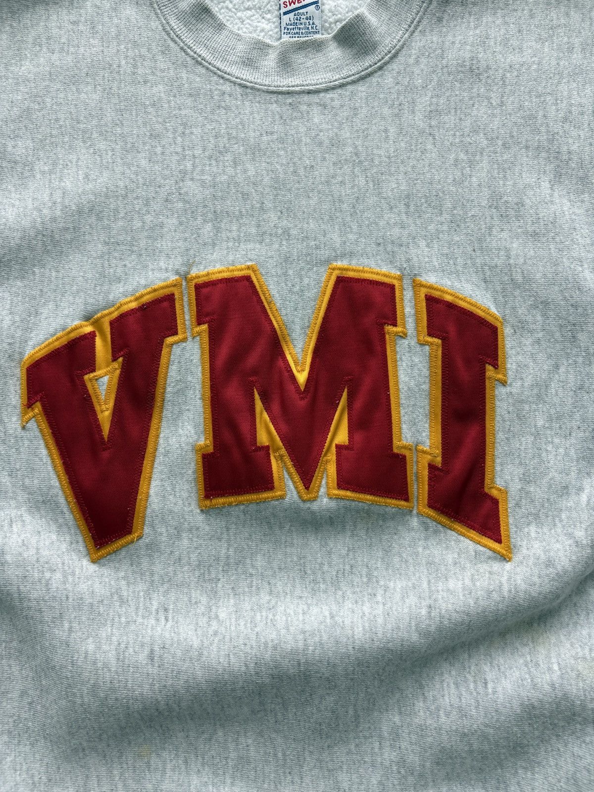Vintage Vintage 90s Soffee VMI Reverse Weave Sweatshirt Size US L / EU 52-54 / 3 - 2 Thumbnail
