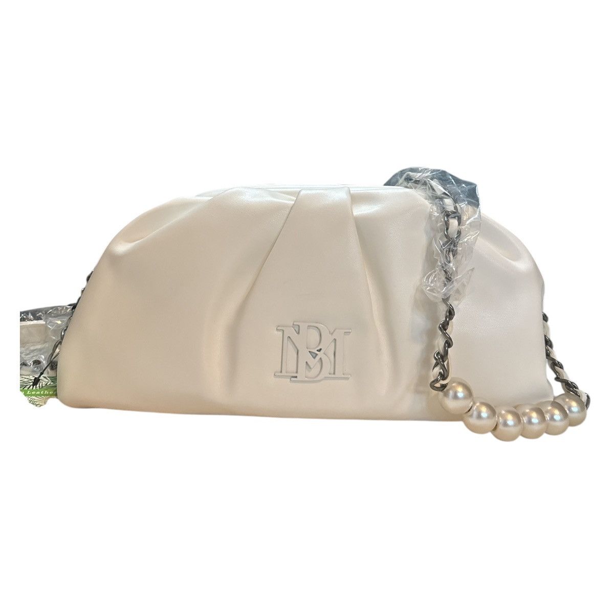 Badgley Mischka Badgley Mischka Cream Clutch Purse Size ONE SIZE - 1 Thumbnail