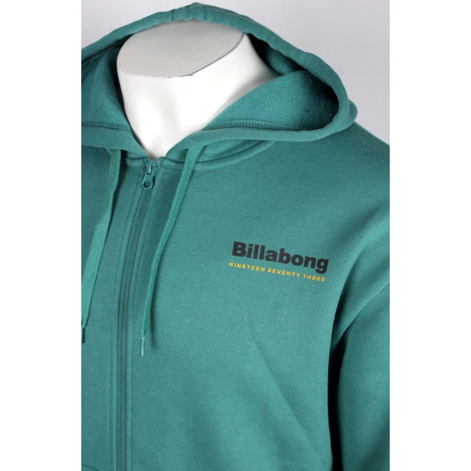 Billabong VINTAGE Billabong Men's Out Of Water Full Zip Hoodie Fleece Sweatshirt M Pacific Green Size US M / EU 48-50 / 2 - 3 Thumbnail