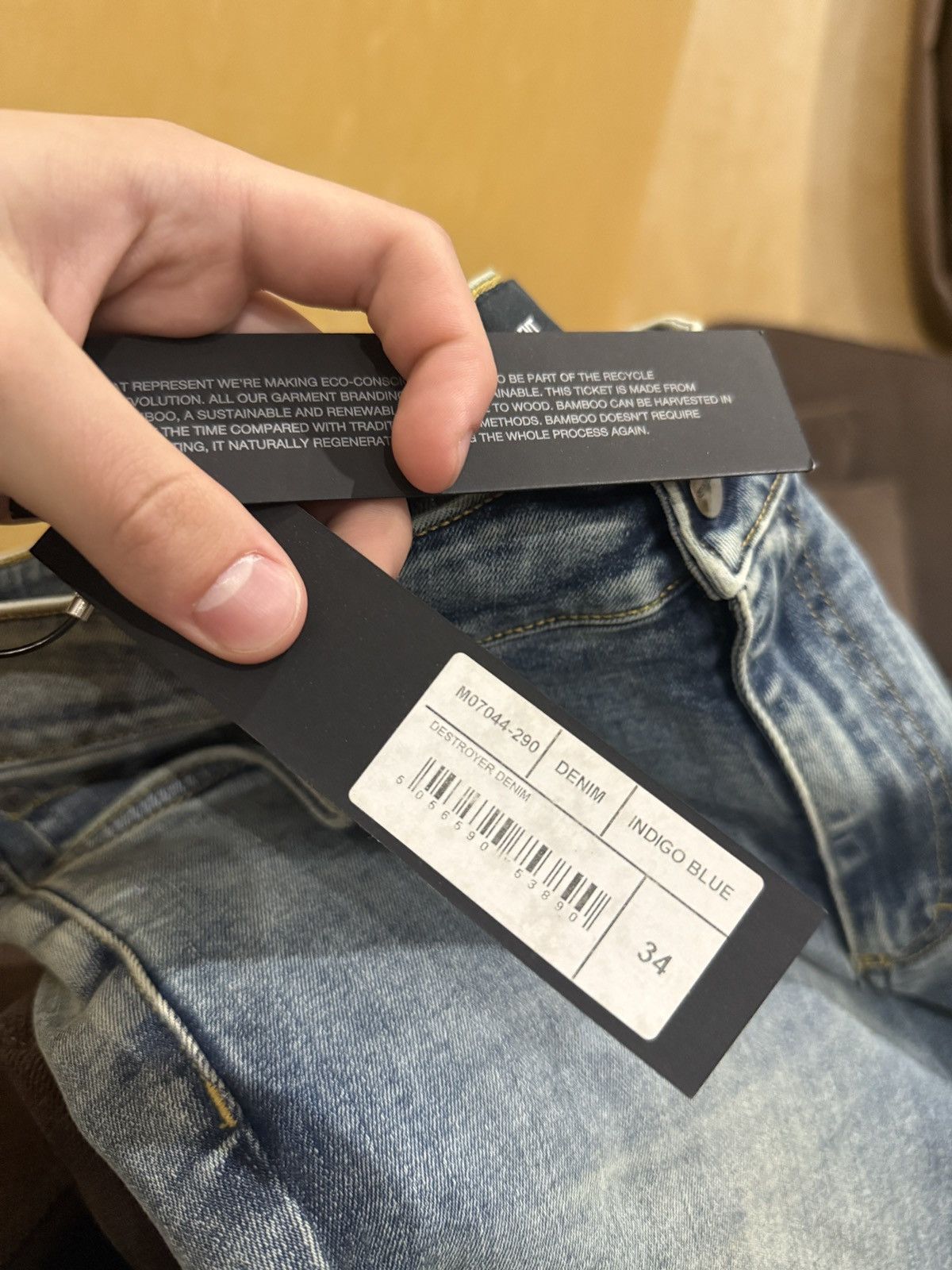 Represent Clo. Represent indigo blue jeans Size US 34 / EU 50 - 6 Thumbnail