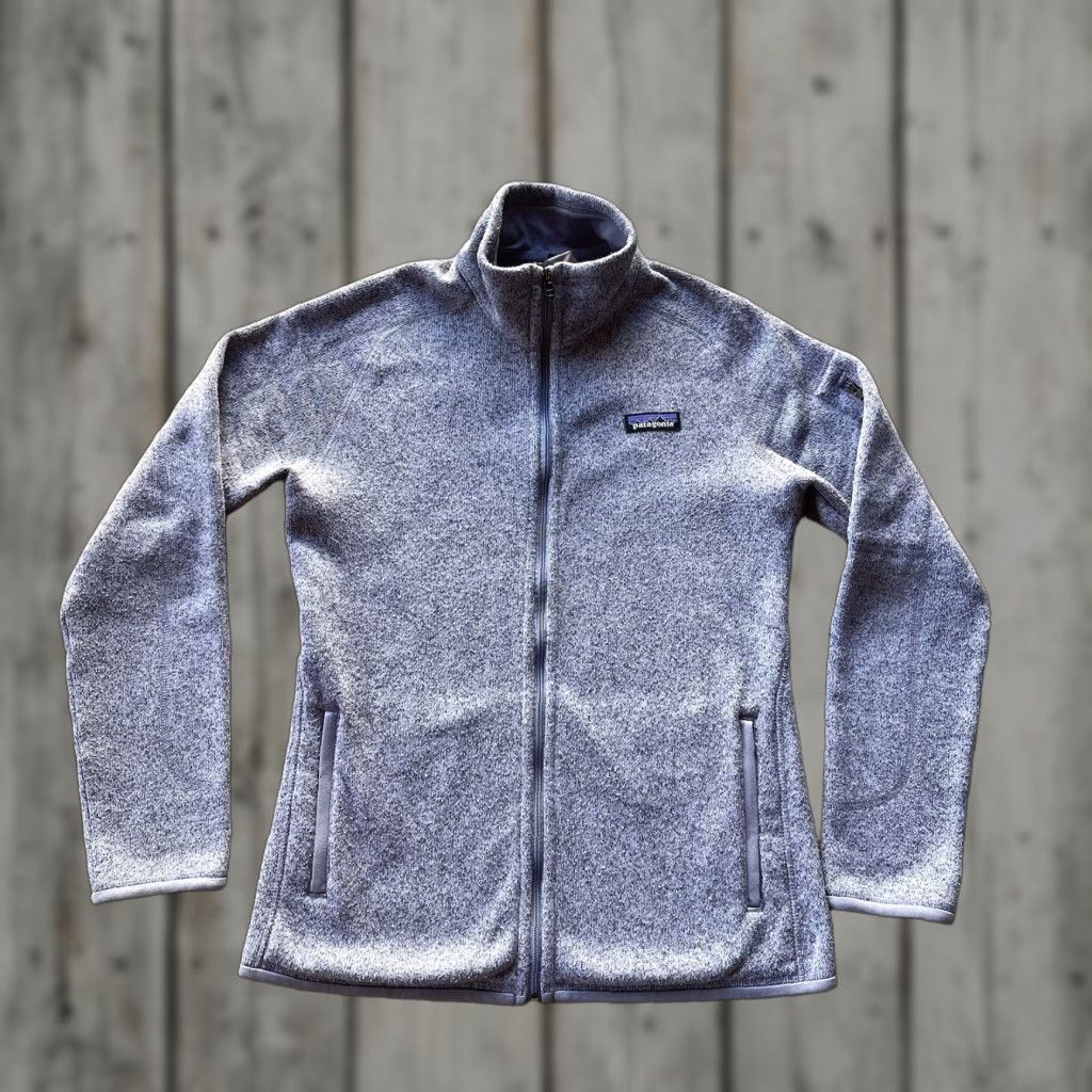 Patagonia Patagonia Jacket Womens M Gray Better Sweater ZIP Up Stretch Hike Basic Jacket, Lightweight, Full Zip, Logo, Embroidered, Polyester, Regular, Women Size M / US 6-8 / IT 42-44 - 1 Thumbnail