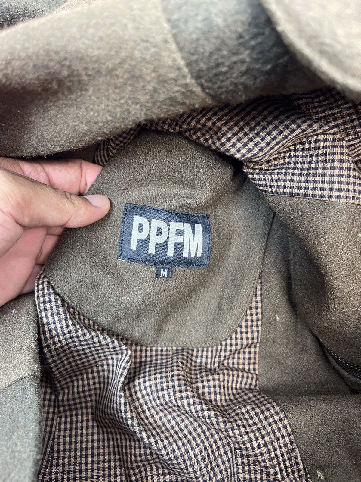 20471120 × Beauty Beast × PPFM 2000s PPFM Wool Zip Anorak Jacket Size US M / EU 48-50 / 2 - 18 Thumbnail