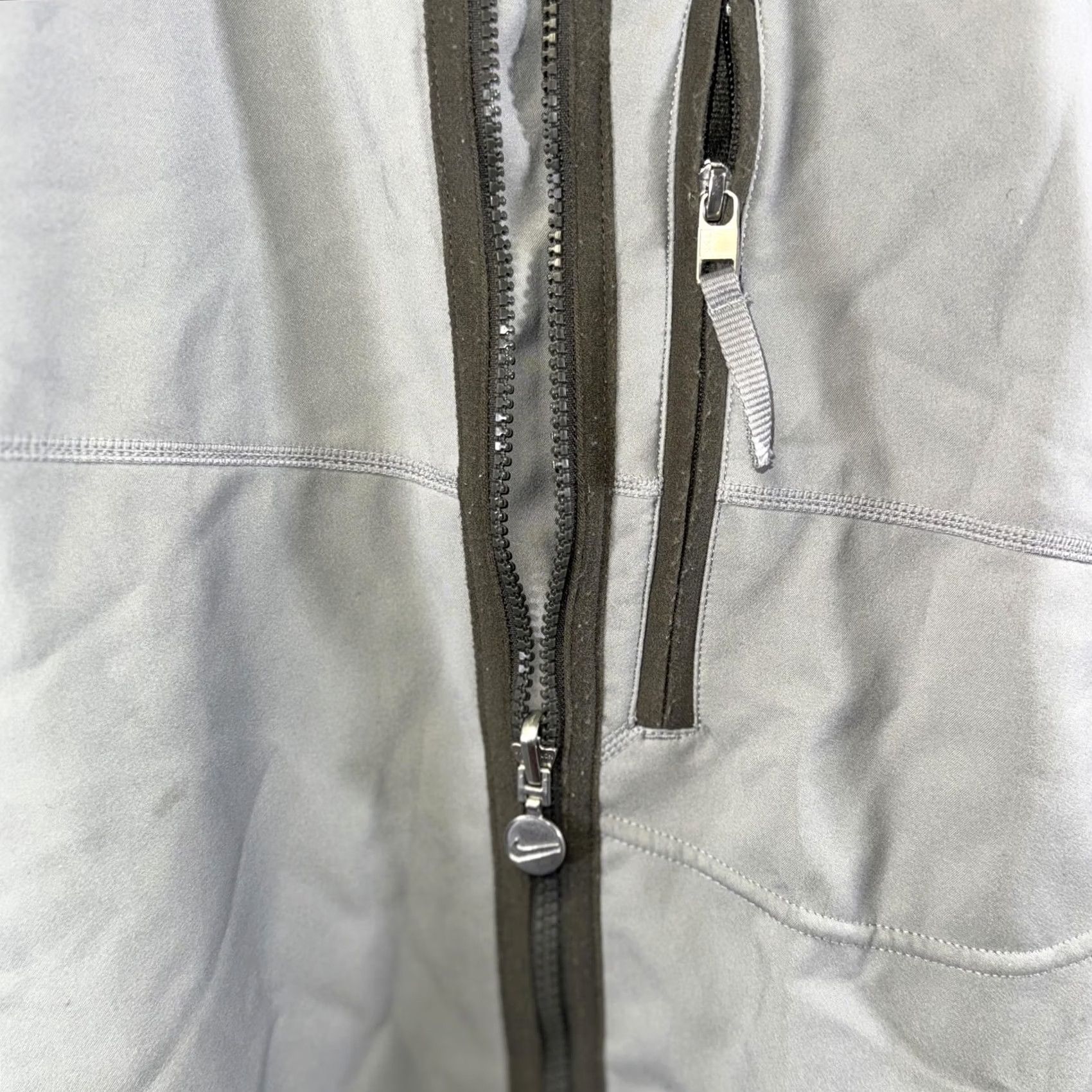 Nike Nike Therma-Jacket Mens 2XL Gray Full Zip Softshell Lined Athletic Pocketed Fleece Therma-FIT Size US XXL / EU 58 / 5 - 3 Thumbnail