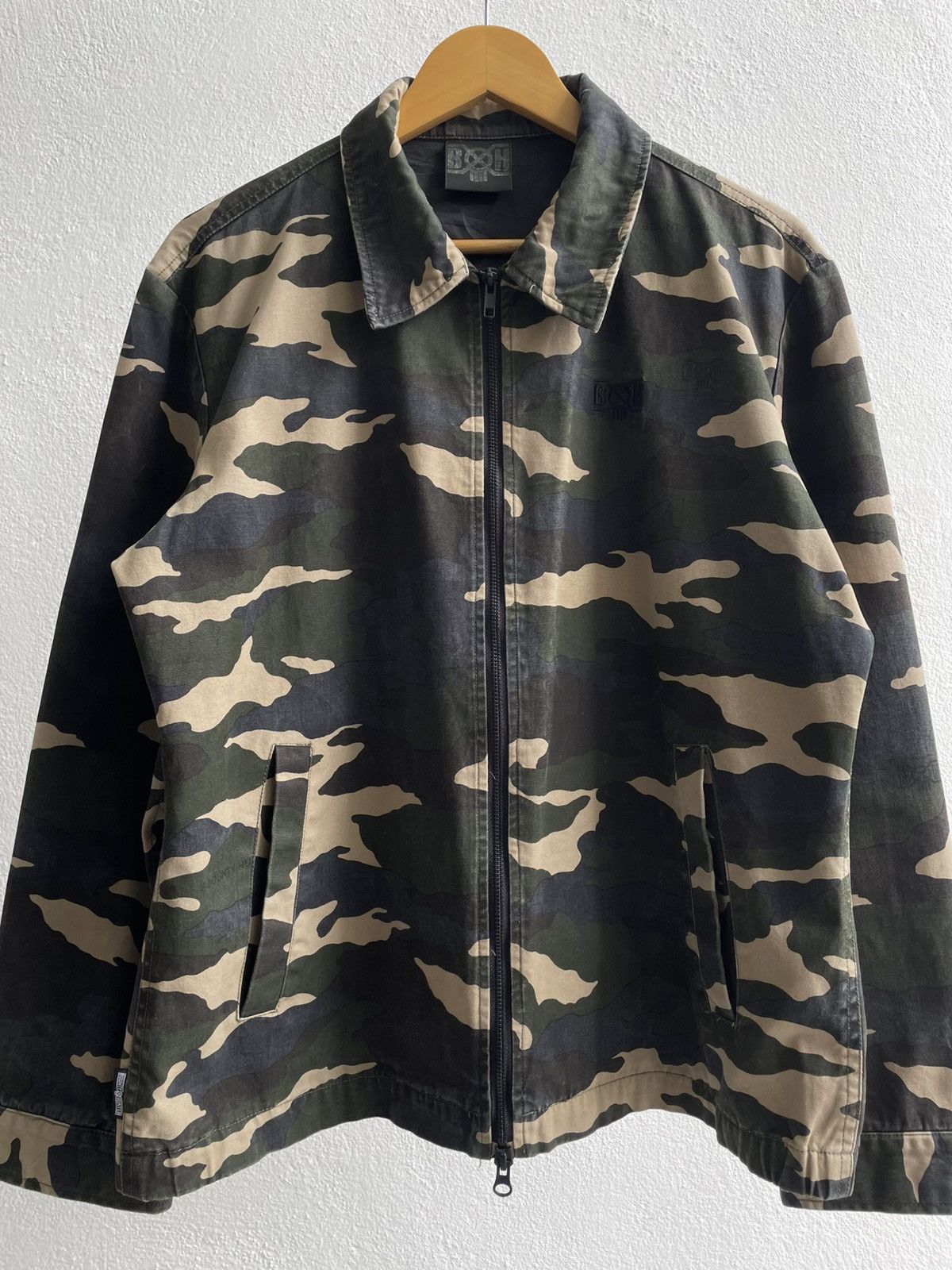 Bounty Hunter Vintage Bounty Hunter Camouflage Zipper Jacket Size US L / EU 52-54 / 3 - 7 Thumbnail