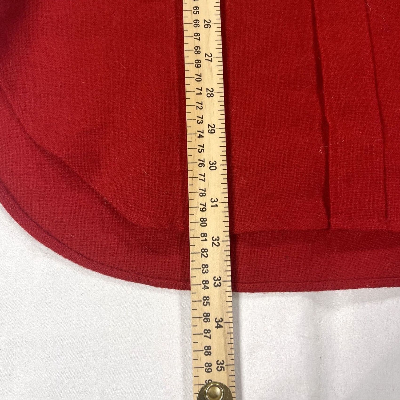 Pendleton VINTAGE Pendleton Button-Up Wool Plaid Shirt Mens Red 70s Retro Outdoor Pockets Size US L / EU 52-54 / 3 - 3 Thumbnail