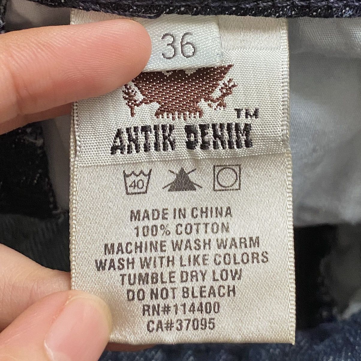 Antik Denim × Vintage Vintage Brand Antik Denim Flared Jeans 2000s Size US 36 / EU 52 - 11 Thumbnail