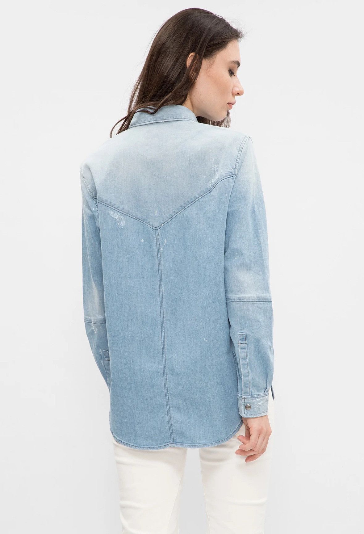 G-Star NWT🏷️ G-Star Modern ARC 3D Boyfriend Fit Shirt Long Sleeve Size S / US 4 / IT 40 - 3 Thumbnail