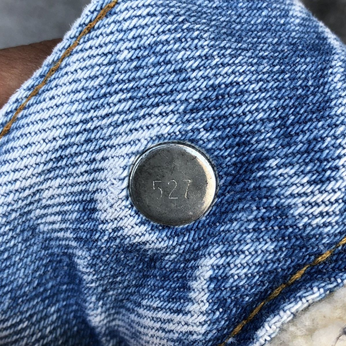 Levi's Vintage Levis Orange Tab Sherpa Lined Denim Trucker Jacket 🇺🇸 Size US L / EU 52-54 / 3 - 16 Thumbnail