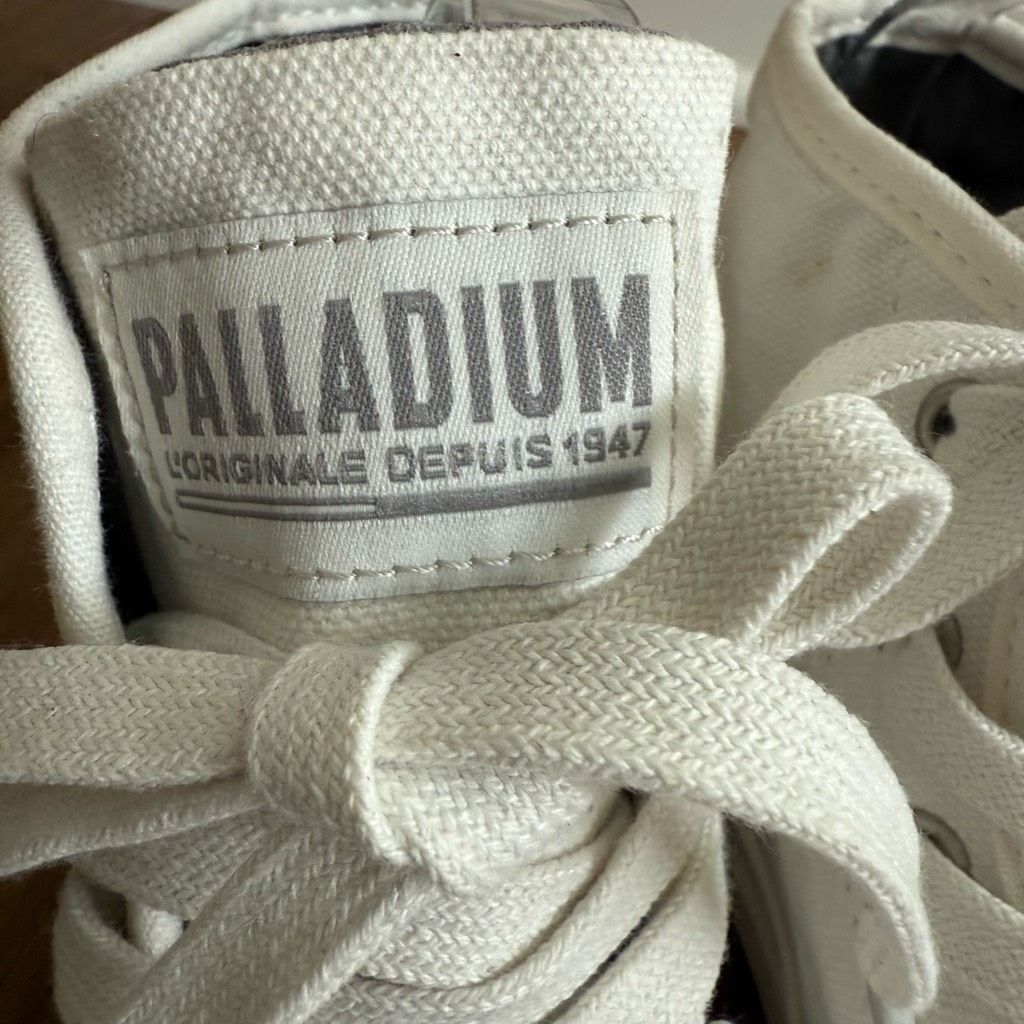 Palladium Palladium Pampa Hi Star White Chunky Lug Sole ahi Top Sneake Size US 7 / IT 37 - 4 Thumbnail