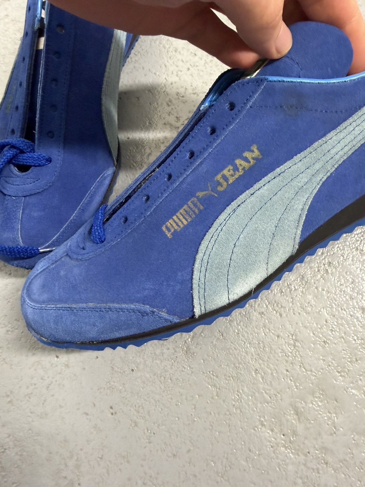 Puma Vintage 80s Puma Jean Leather Dead Stock Sneakers Size US 7.5 / EU 40-41 - 3 Thumbnail