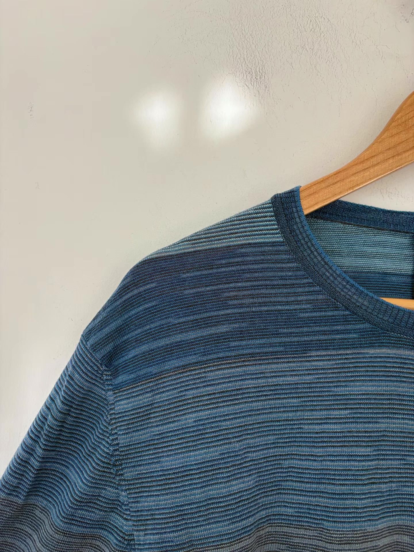 Missoni Missoni Men's Wool Wave Knit Sweater Ｑ21 Size US L / EU 52-54 / 3 - 3 Thumbnail