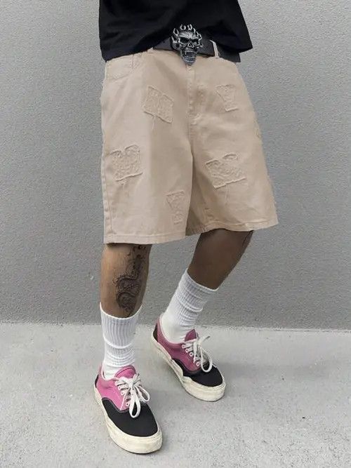 Japanese Brand Kuriyama x Riyo Distressed Y2k Shorts Jorts Denim Size US 32 / EU 48 - 6 Thumbnail