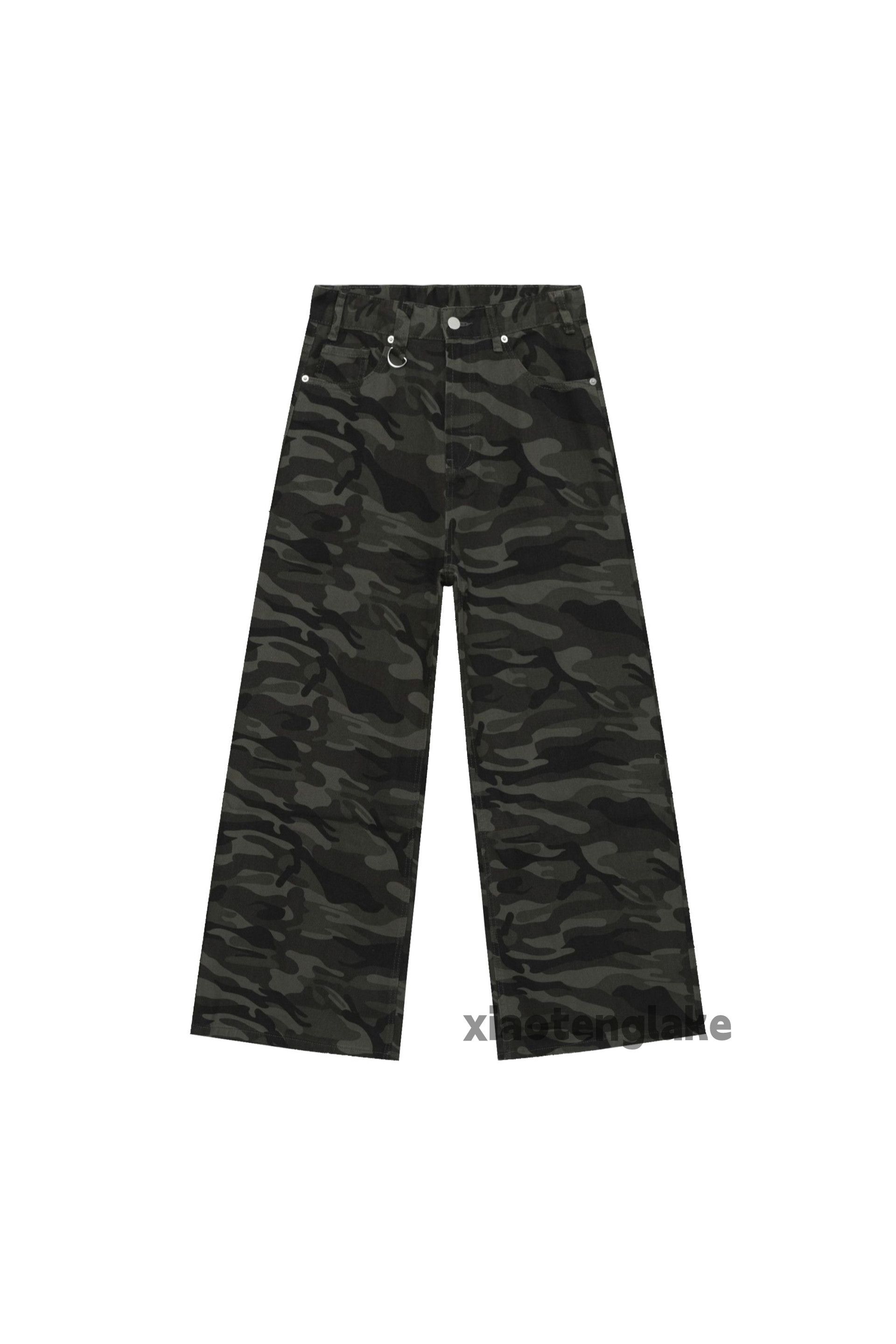 Vintage zx vintage wide Leg flared camo loose baggy pants Size US 32 / EU 48 - 2 Thumbnail