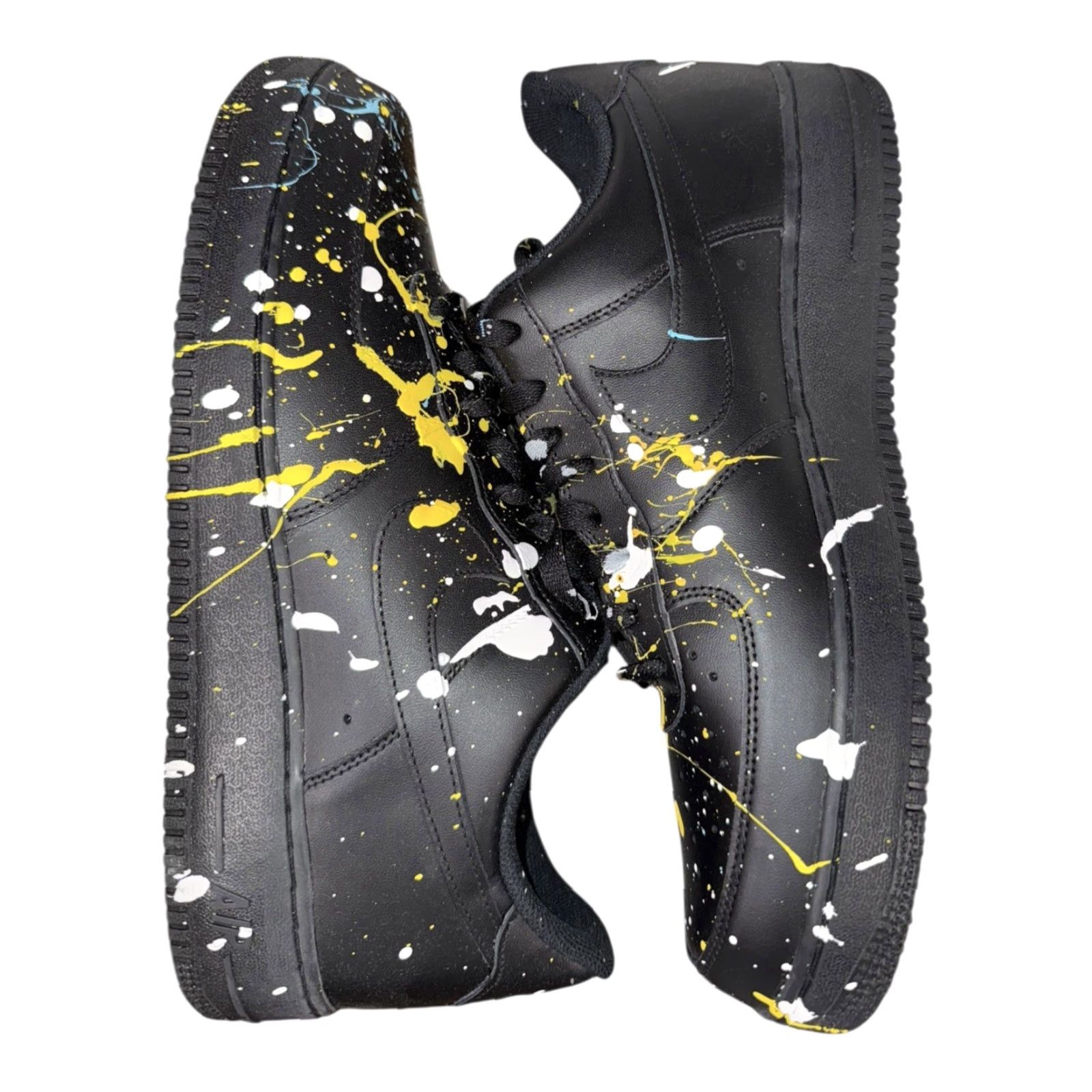 Nike Nike Air Force 1 Black Custom 1 of 1 Airlanta Paint Splatter Size 13 RARE Mens Shoes Size US 13 / EU 46 - 5 Thumbnail