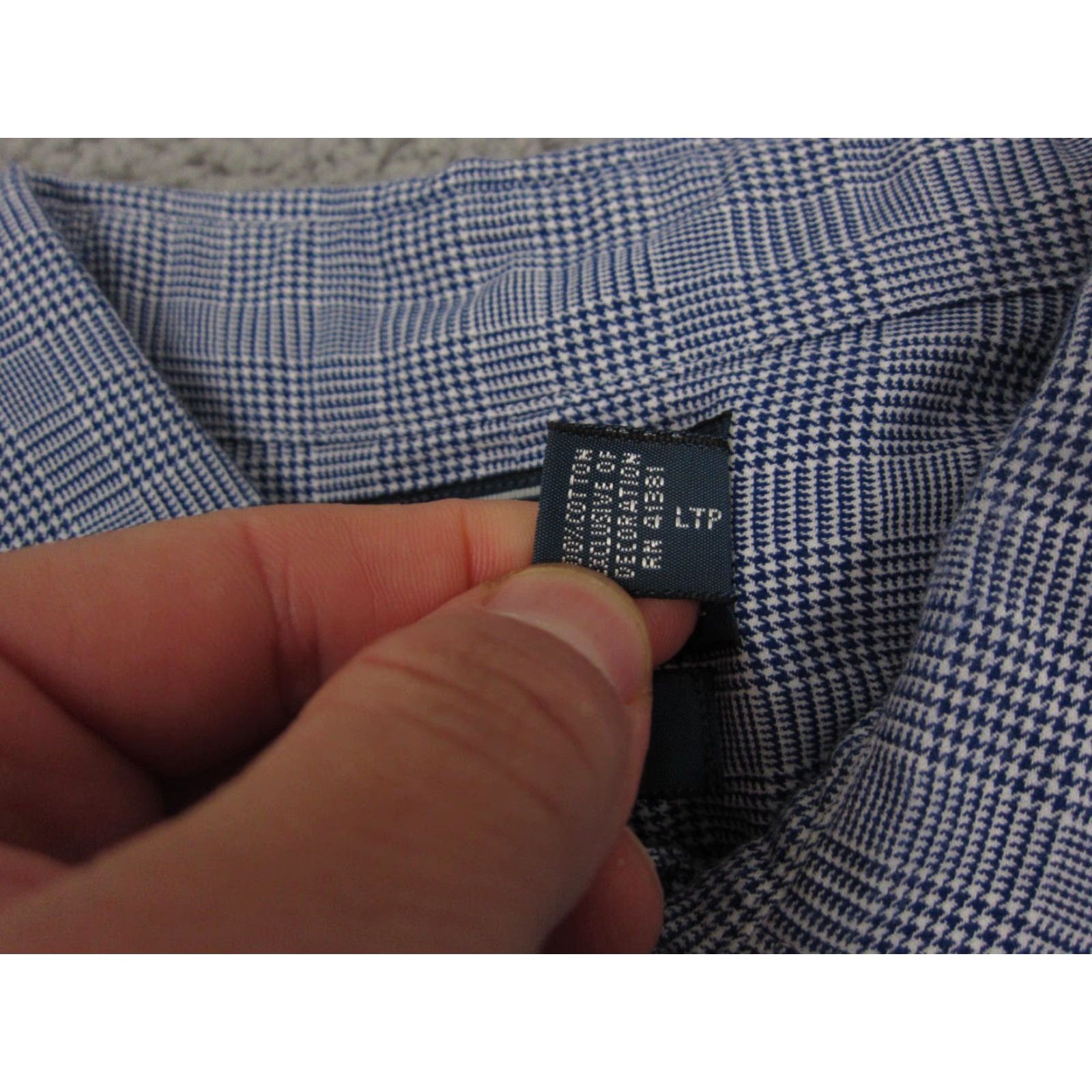 Ralph Lauren VINTAGE Ralph Lauren Shirt Adult Large Blue Yellow Pony Mens Plaid Westerton Size US L / EU 52-54 / 3 - 5 Thumbnail