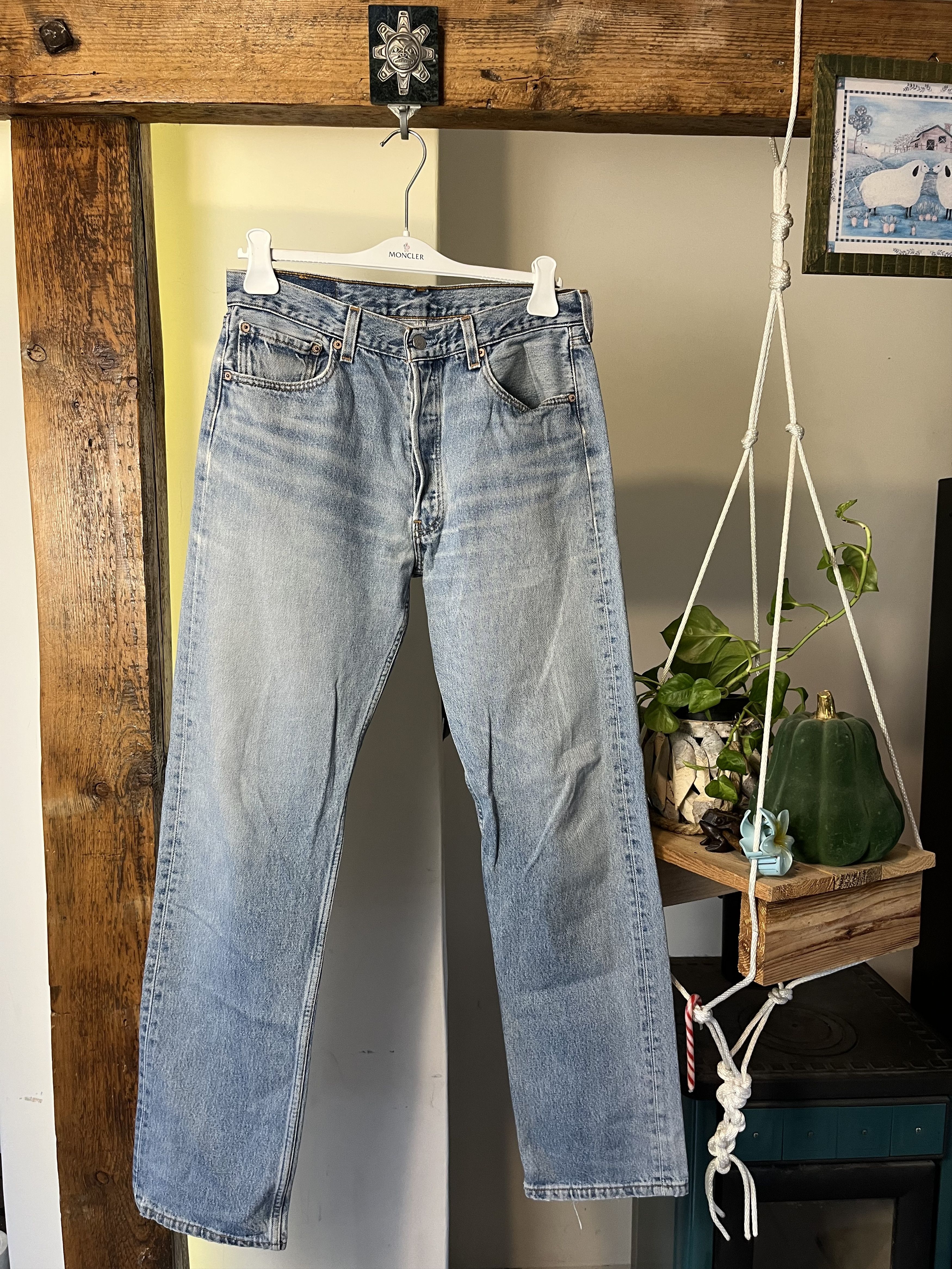 Levi's × Levi's Vintage Clothing Vintage 1998 Levi's 501 Made in USA 90s Denim Jeans Size US 34 / EU 50 - 1 Thumbnail