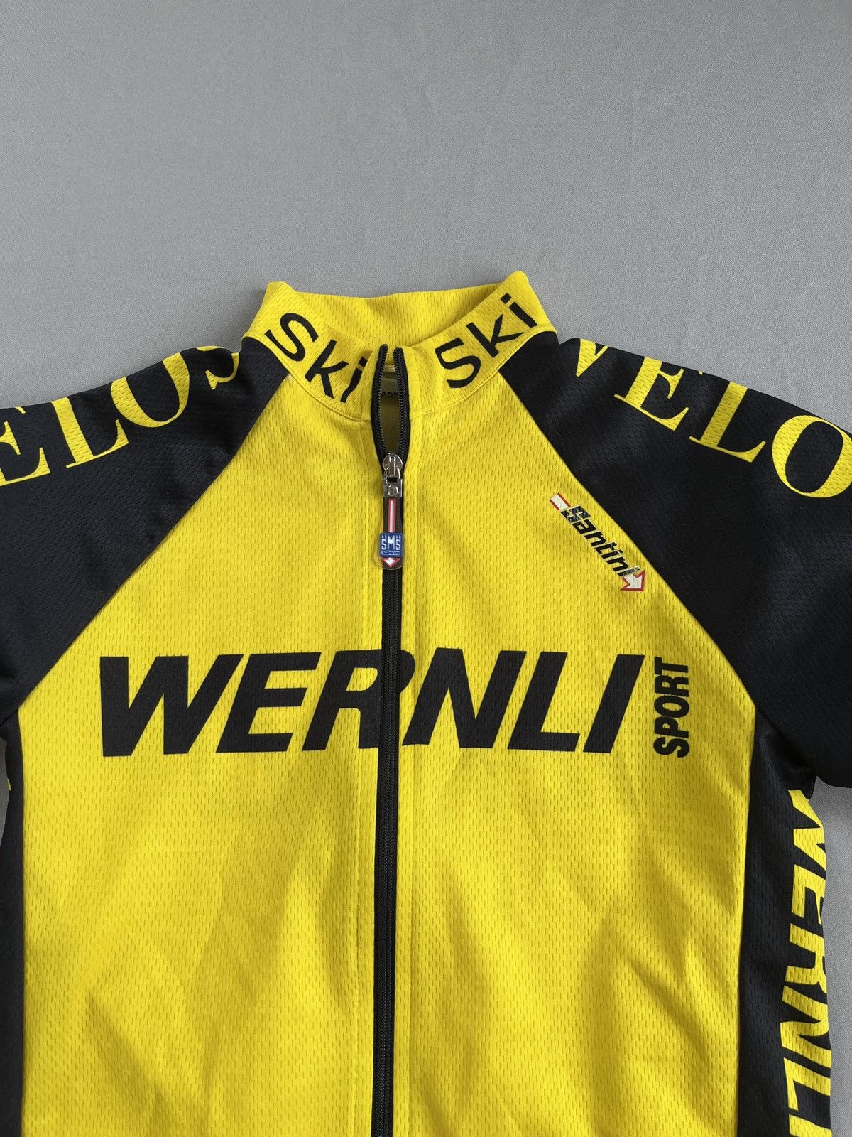 Other Santini SMS Yellow Bike Cycling Jersey Short Sleeve Size US M / EU 48-50 / 2 - 3 Thumbnail
