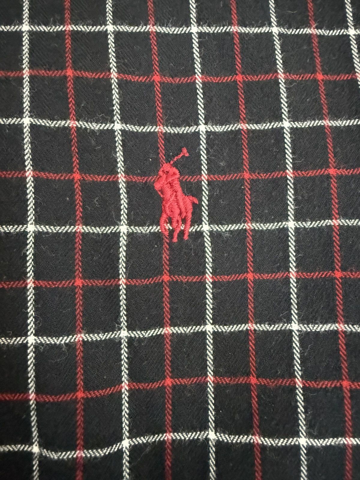 Ralph Lauren Vintage 2000s Ralph Lauren Plaid Flannel Shirt Black Red M Size US M / EU 48-50 / 2 - 3 Thumbnail