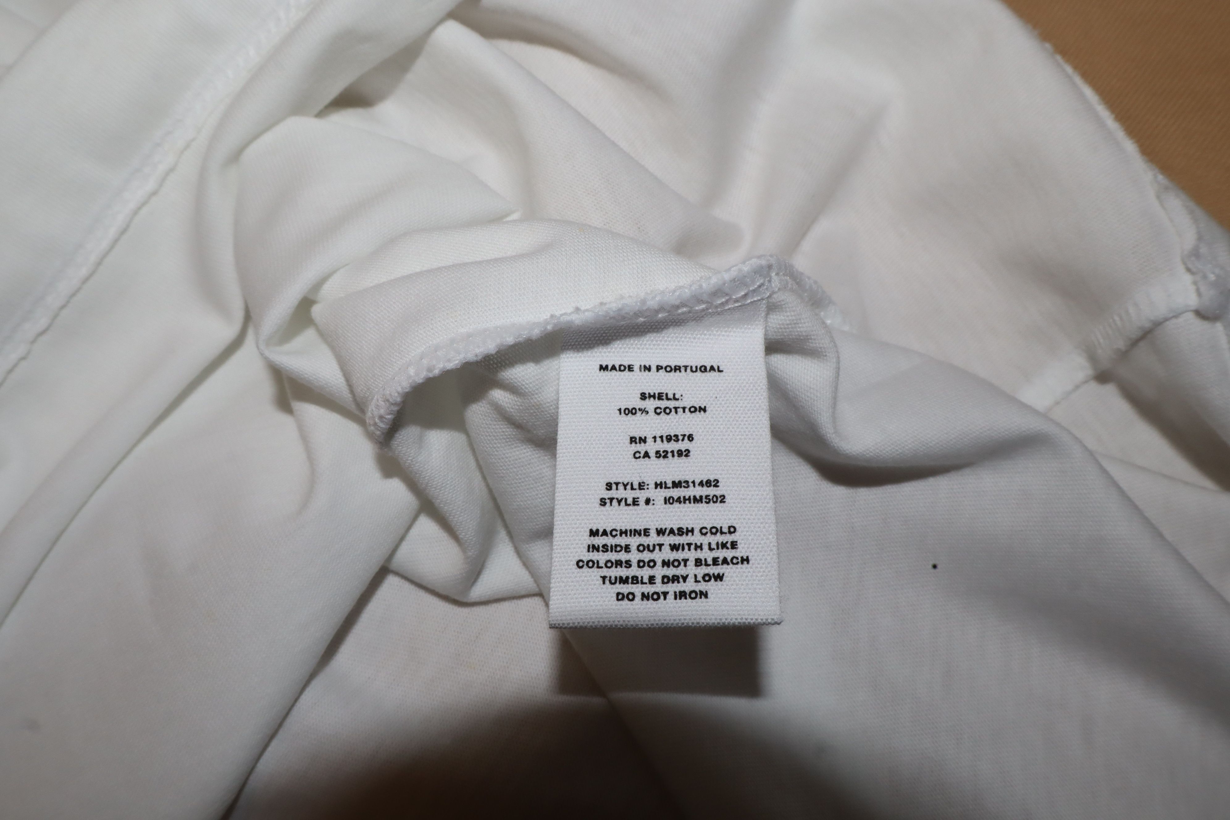 Helmut Lang Logo box print t-shirt Size US L / EU 52-54 / 3 - 10 Thumbnail