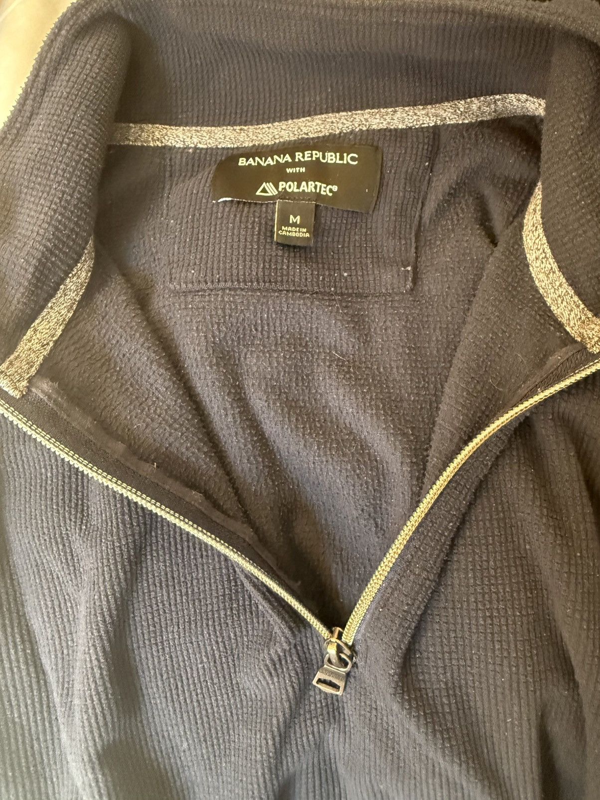 Banana Republic Banana Republic Waffle Quarter Zip Size US M / EU 48-50 / 2 - 4 Thumbnail