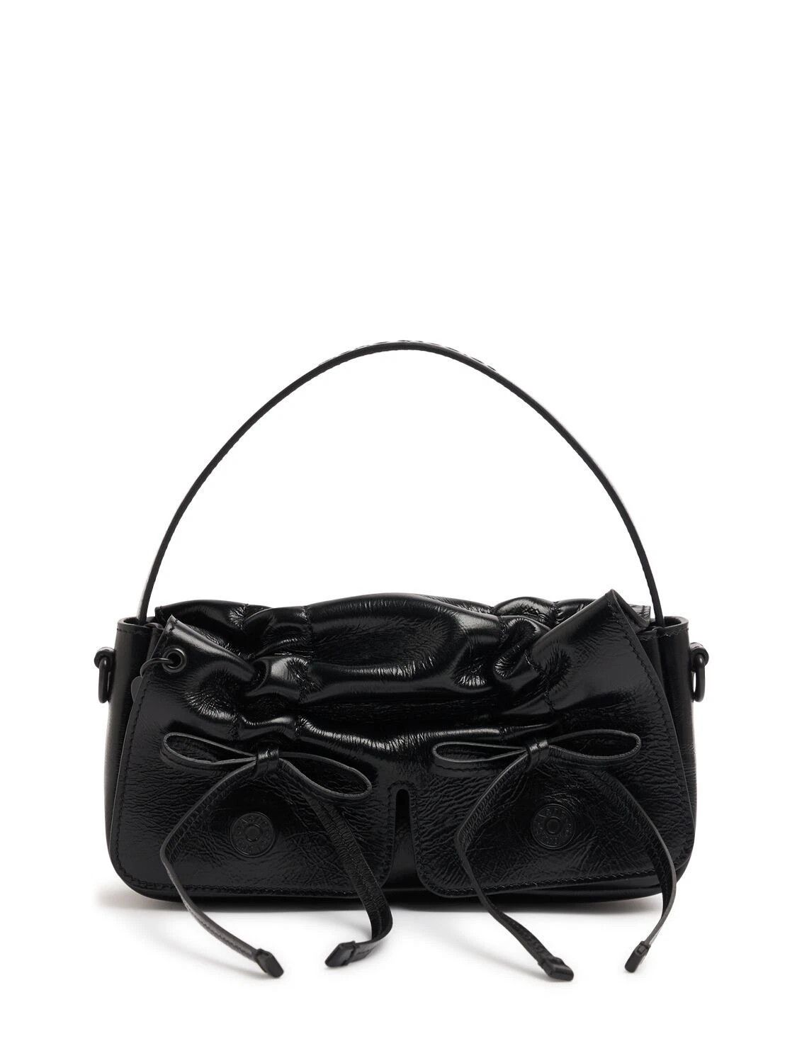 Acne Studios ACNE STUDIOS Multipocket Micro Black Leather Shoulder Bag Size ONE SIZE - 1 Thumbnail