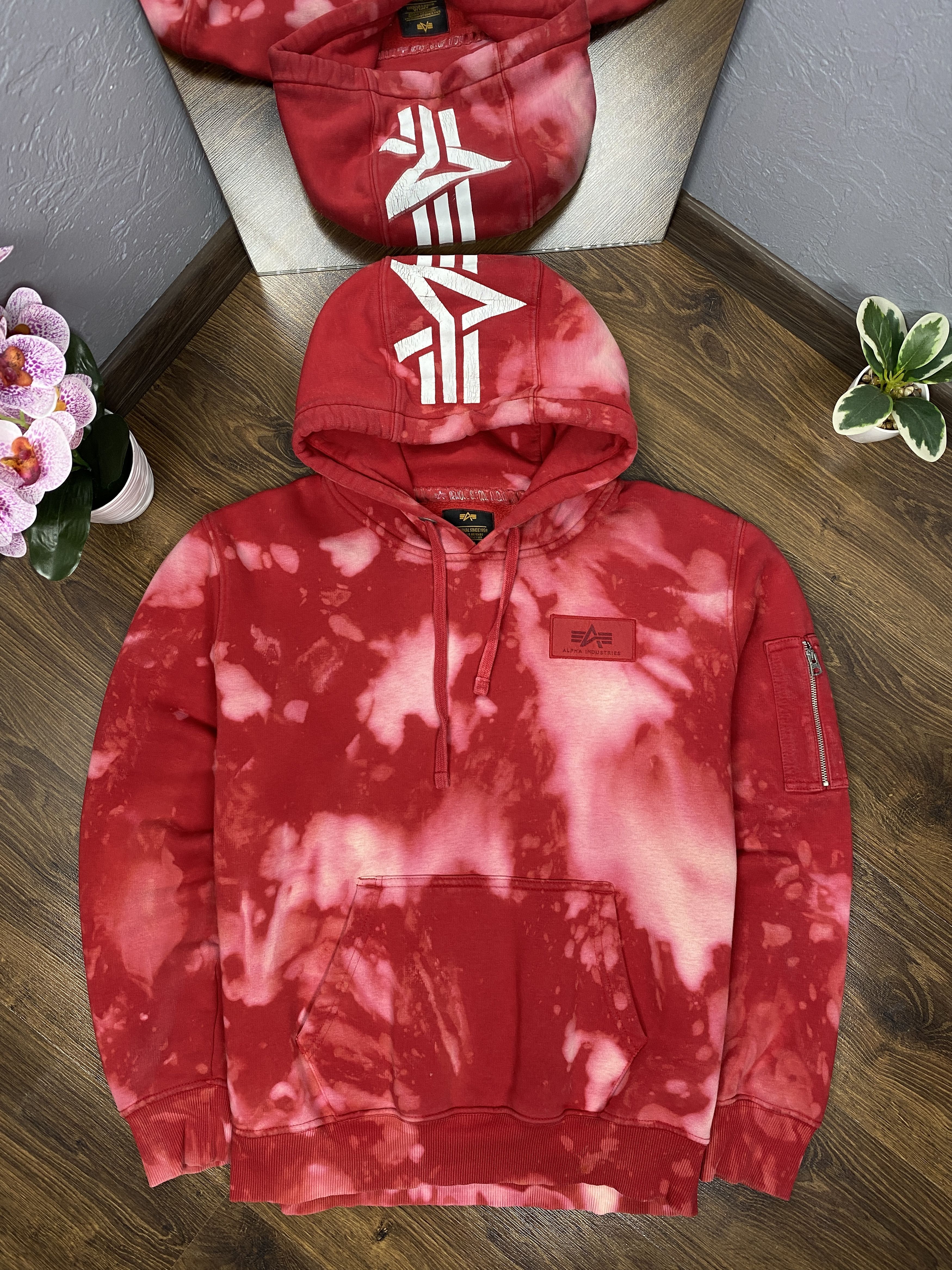 Alpha Industries × Vintage Alpha Industries Vintage Mens Hoodie Size US M / EU 48-50 / 2 - 8 Thumbnail