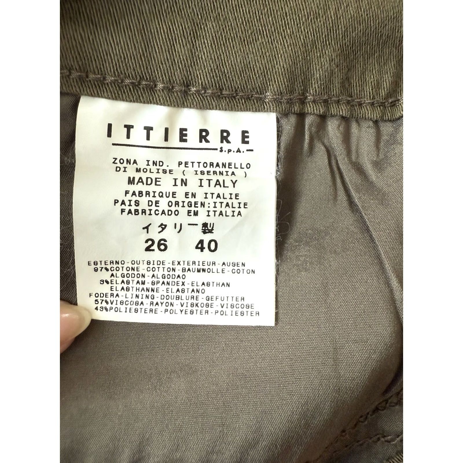 Dolce & Gabbana VINTAGE Dolce&Gabbana Slim Straight Pants Womens 26x31 Green Chino Logo Zipper Pocket Casual City 90s Mens Women Girls Size 26" / US 2 / IT 38 - 4 Thumbnail
