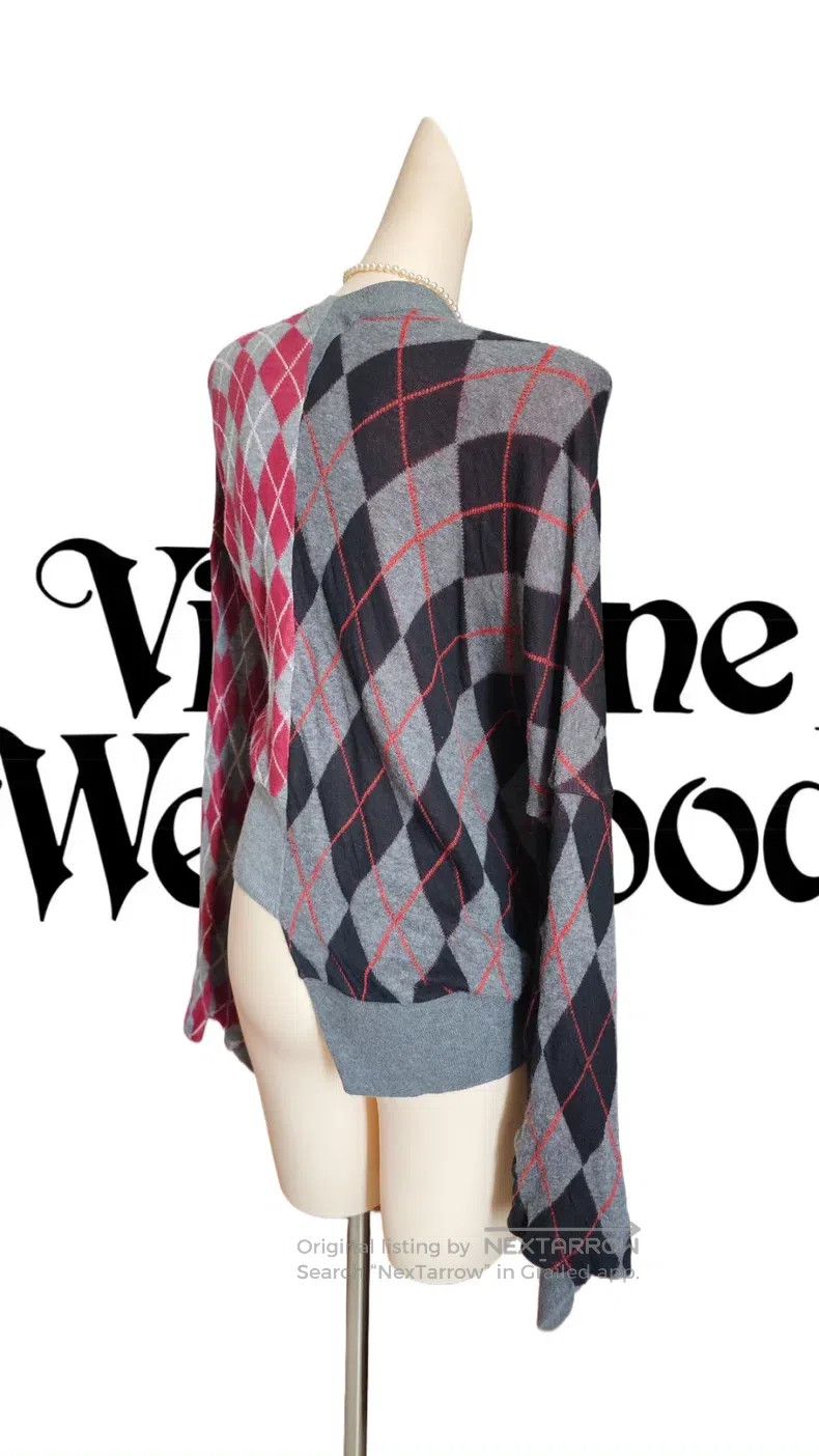 Vivienne Westwood Vivienne Westwood Diamond-shaped deformed sweater cardigan Size M / US 6-8 / IT 42-44 - 6 Thumbnail