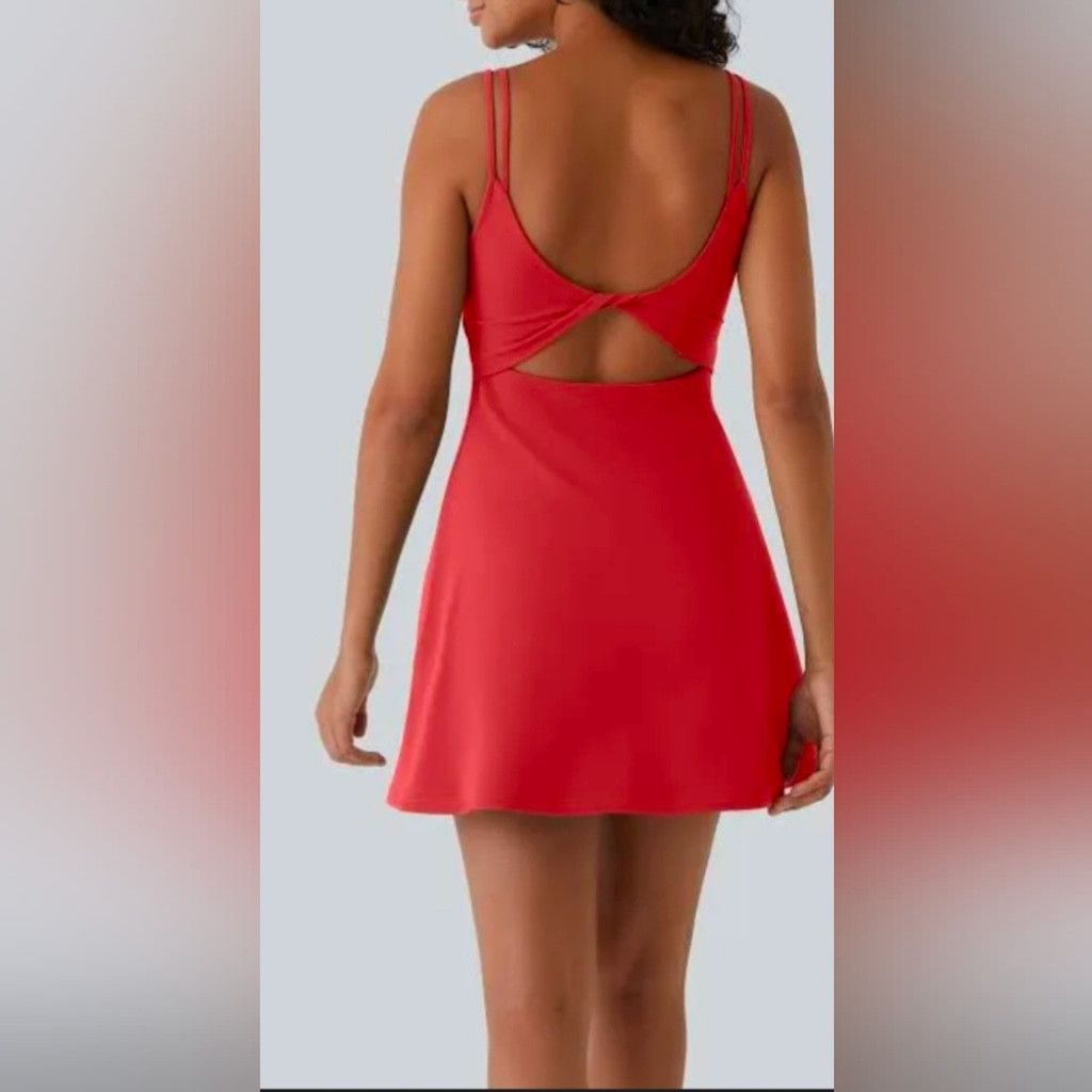 Other Halara SoftlyzeroDouble Straps Backless Twist Slip Dance L Size L / US 10 / IT 46 - 2 Thumbnail