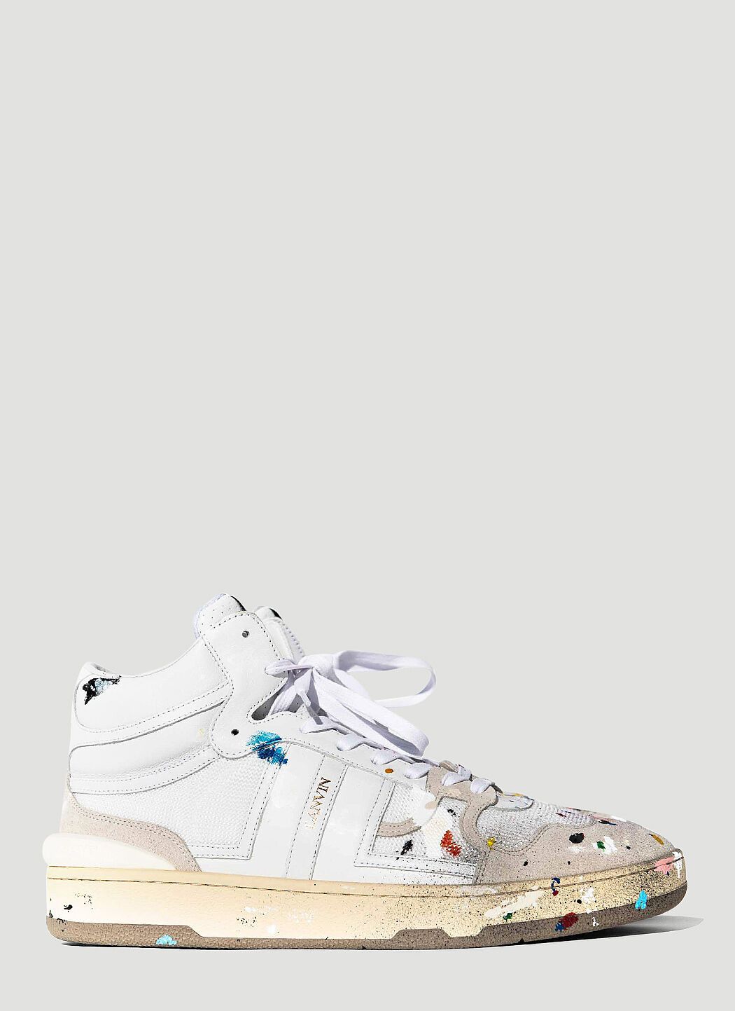 Lanvin o1y0125 Hi-Top Sneakers in Multicolor Size US 6 / EU 39 - 1 Thumbnail
