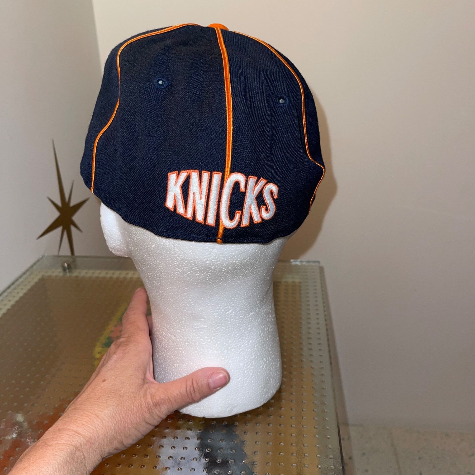Reebok Reebok Mens Cap Size 7.5 Blue New York Knicks Size ONE SIZE - 2 Thumbnail