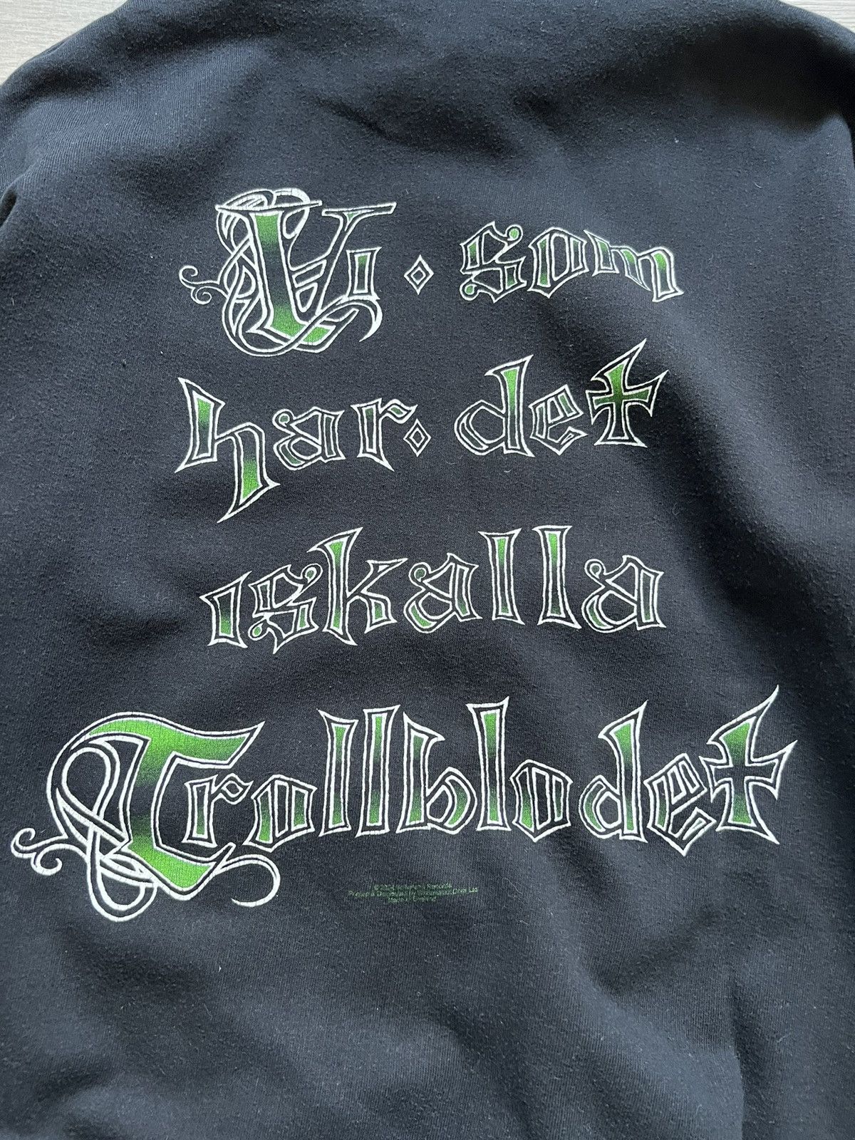 Band Tees Vintage 90’s Finntroll Hoodie Finnish Black Metal Band M Size US M / EU 48-50 / 2 - 13 Thumbnail