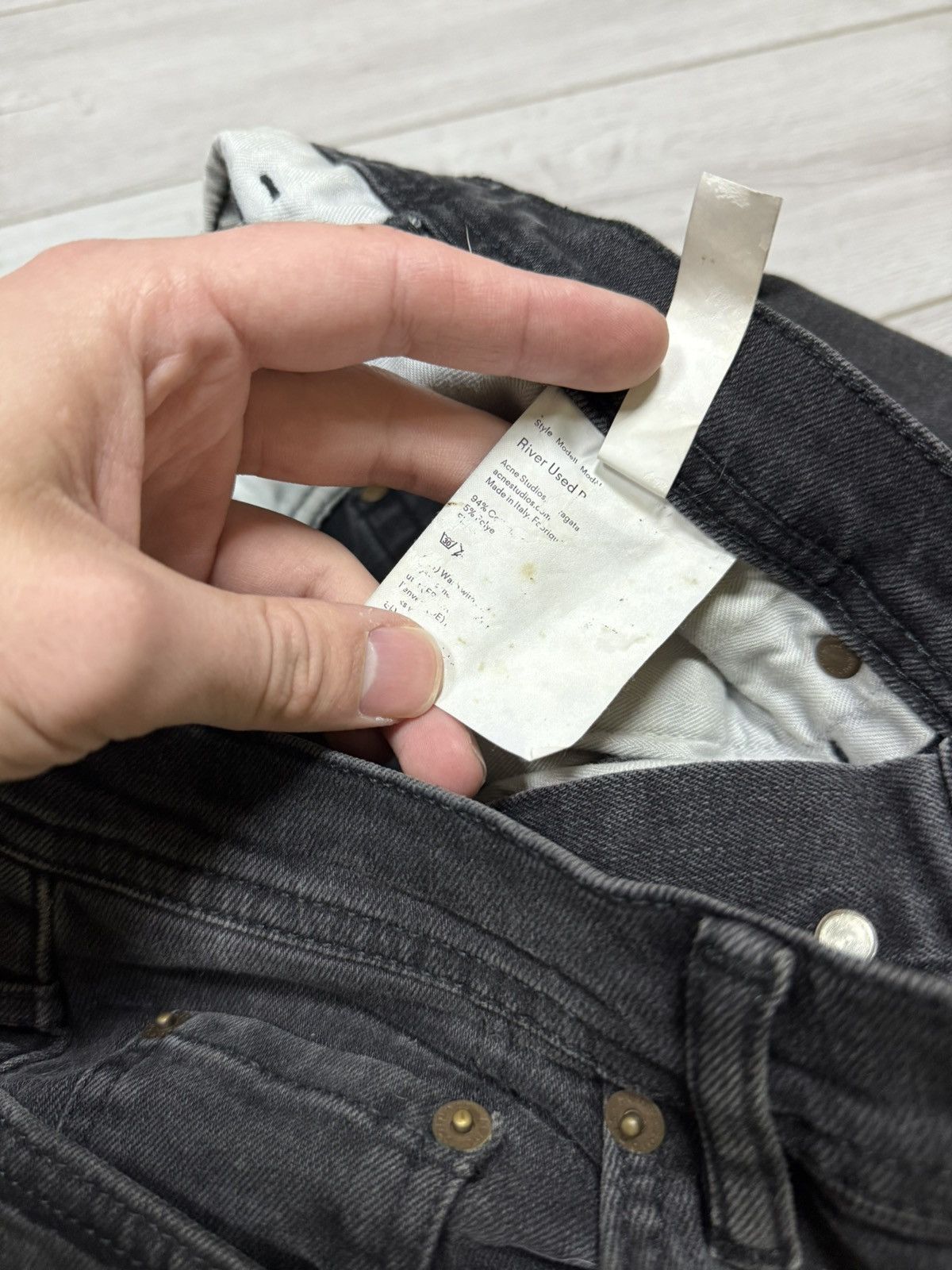 Acne Studios Acne Studios Bla Konst Stockholm vintage slim denim jeans Size US 32 / EU 48 - 7 Thumbnail