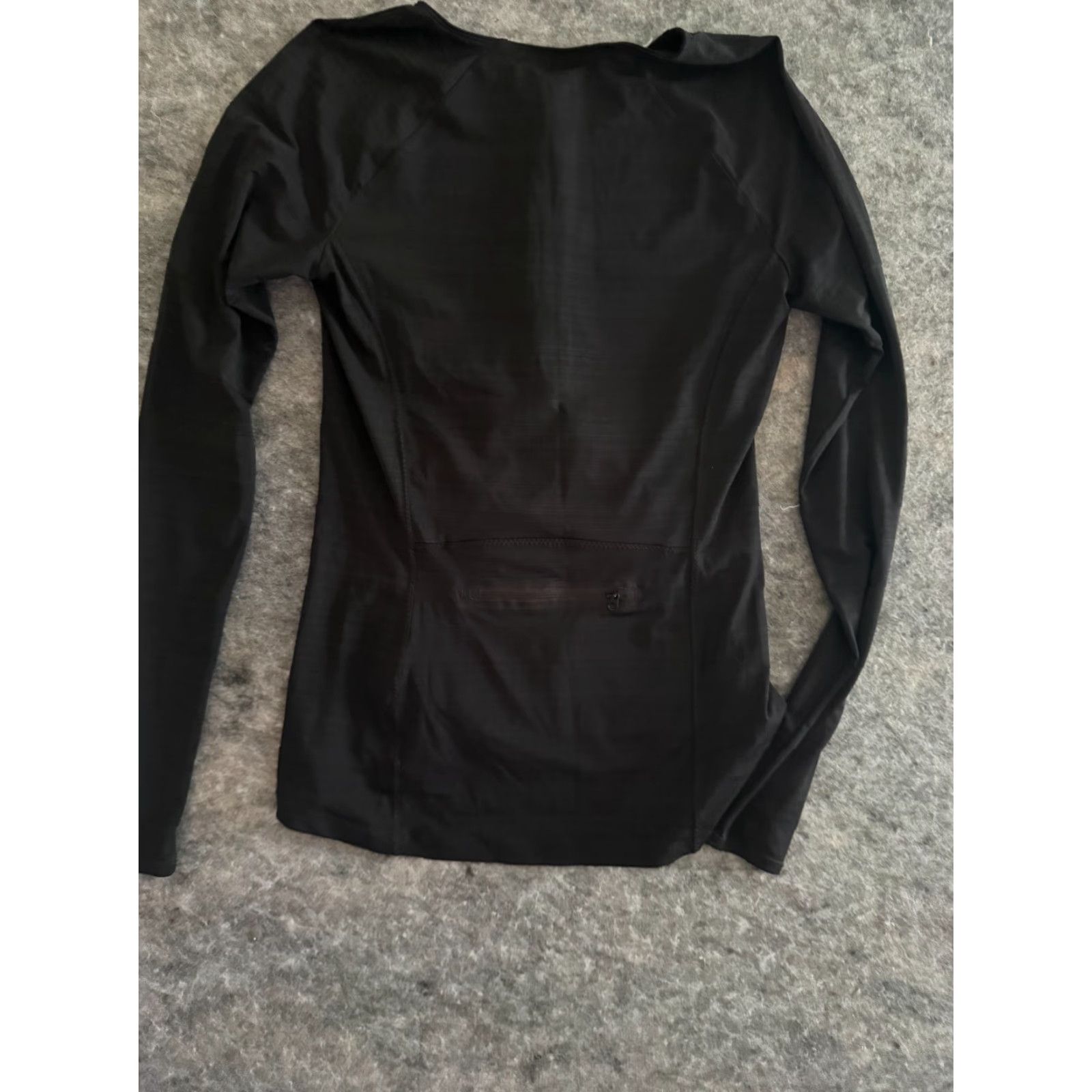 Athleta Athleta Shirt Long Sleeve Womens ST Black front zipper pocket Size S / US 4 / IT 40 - 2 Thumbnail