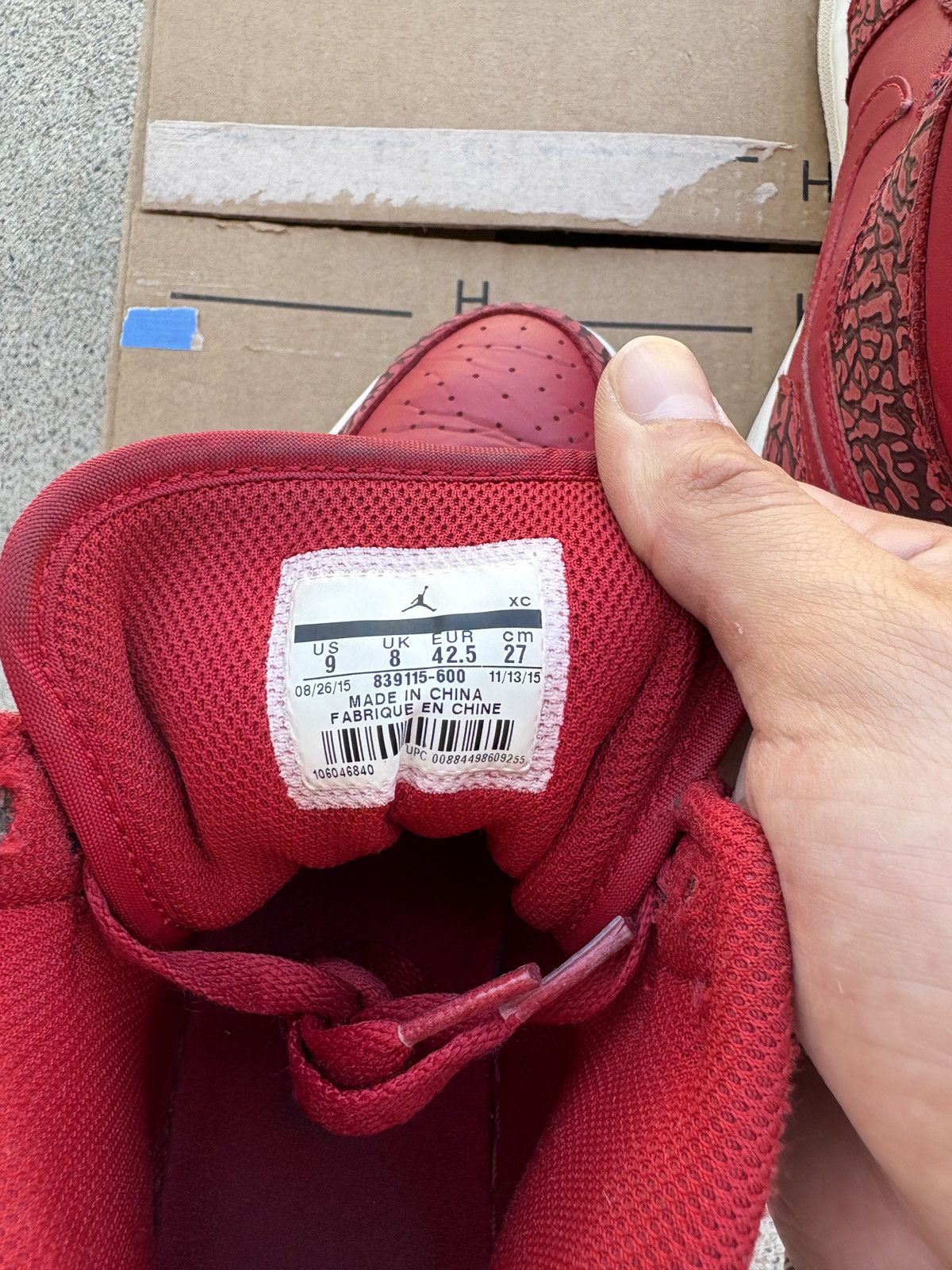 Jordan Brand Jordan 1 Retro High “Red Elephant Print” Men’s Size 9 Size US 9 / EU 42 - 10 Thumbnail