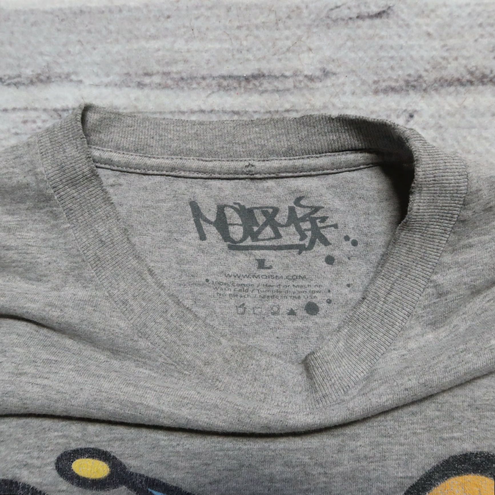 GRAFF VINTAGE MQ Graffiti Graff Art Tshirt Mens Large Heather Grey MQ Mque Graffiti Graff Art Tshirt Vintage Mens Large Heather Grey Tshirt Size US L / EU 52-54 / 3 - 6 Thumbnail