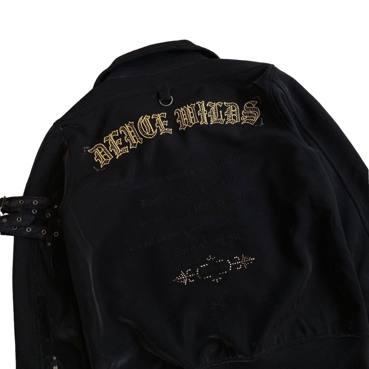 If Six Was Nine Lagust bondage full zipper jacket black outer outerwear Size M / US 6-8 / IT 42-44 - 8 Thumbnail