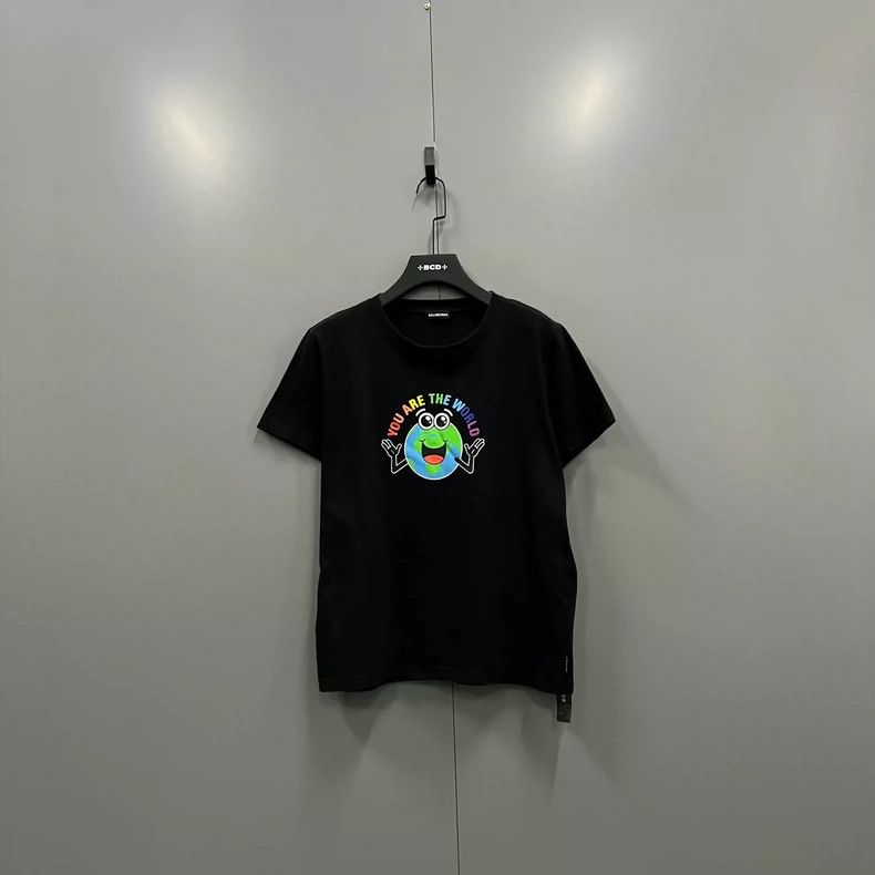 Balenciaga Balenciaga Cartoon Earth Printed Short Sleeve Size US XXL / EU 58 / 5 - 1 Thumbnail